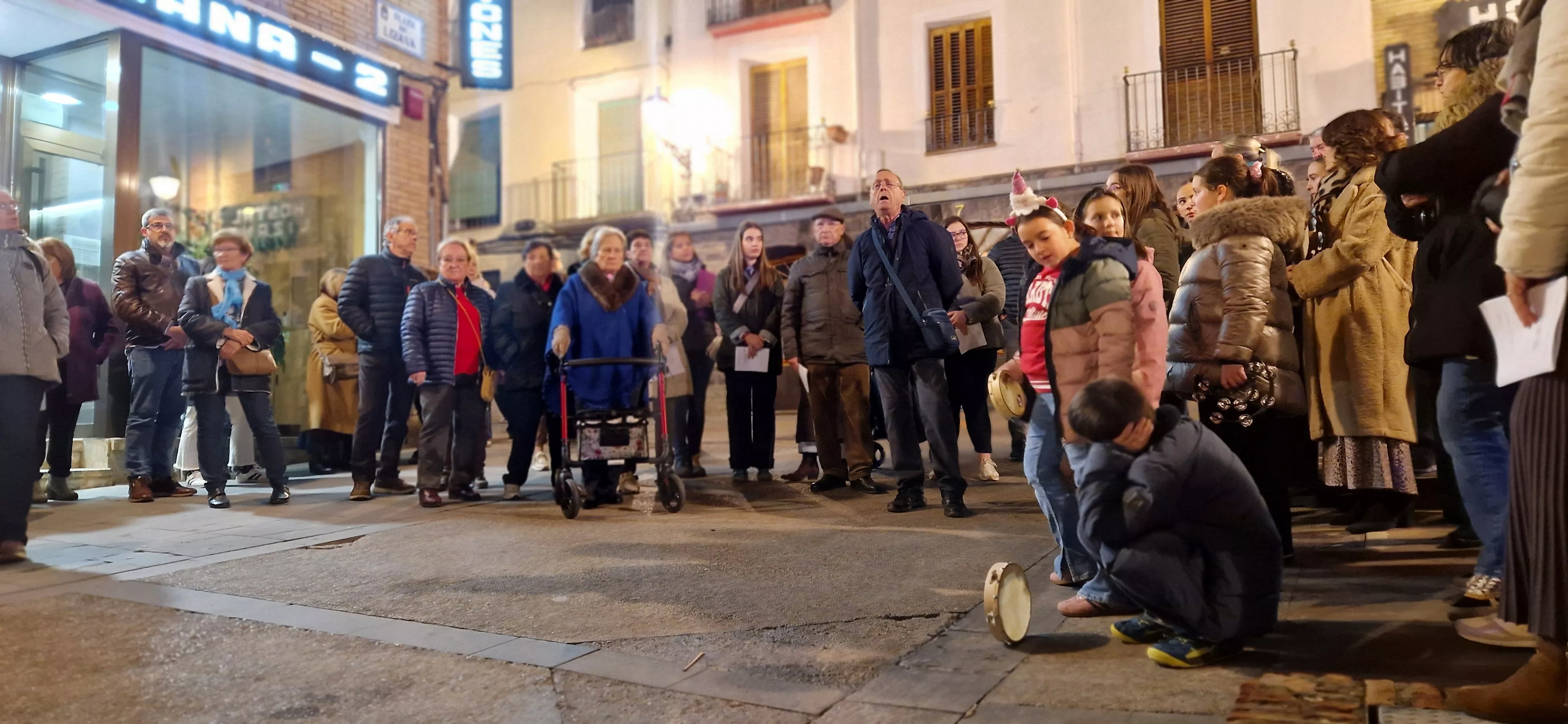 Inauguración del Belén de La Malena. Foto Myriam Martínez
