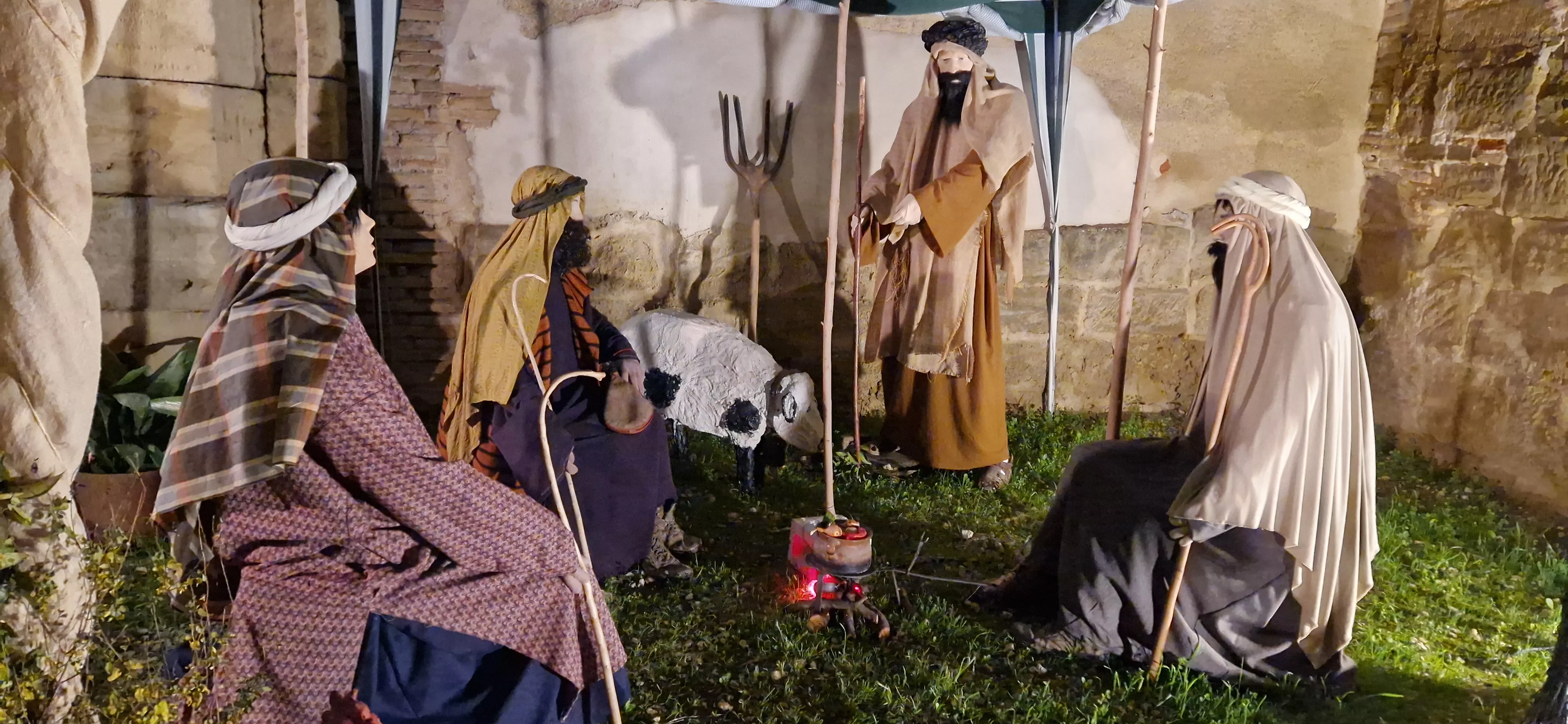 Inauguración del Belén de La Malena. Foto Myriam Martínez