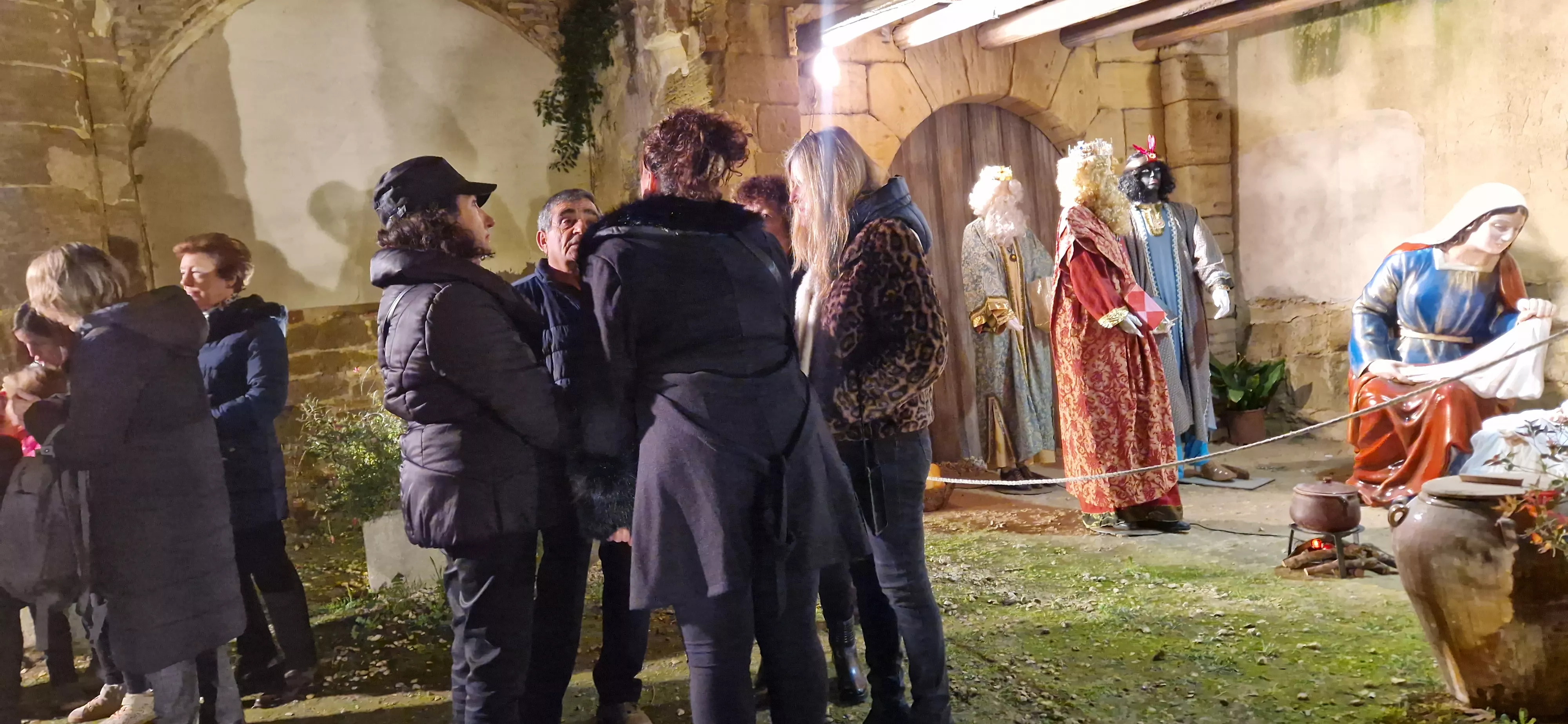 Inauguración del Belén de La Malena. Foto Myriam Martínez