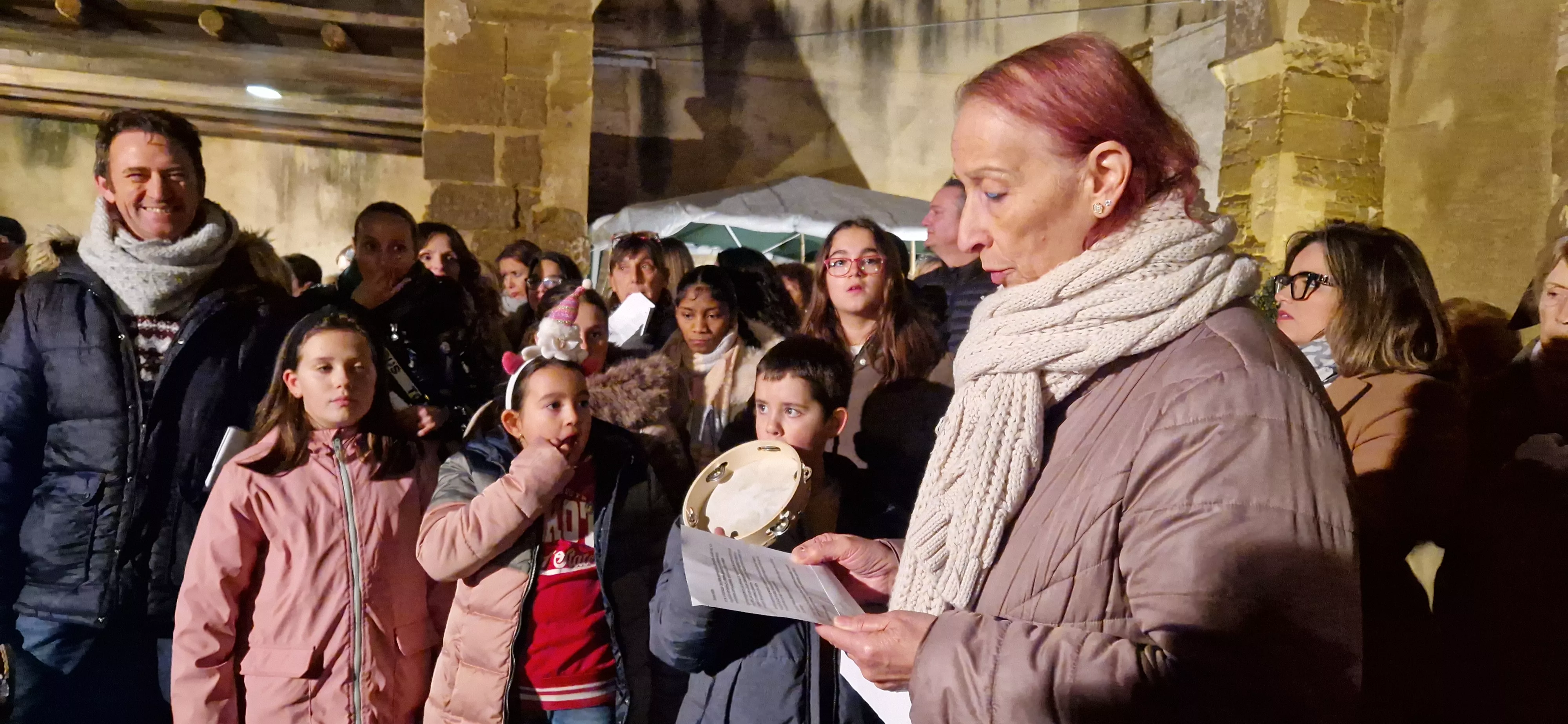 Inauguración del Belén de La Malena. Foto Myriam Martínez