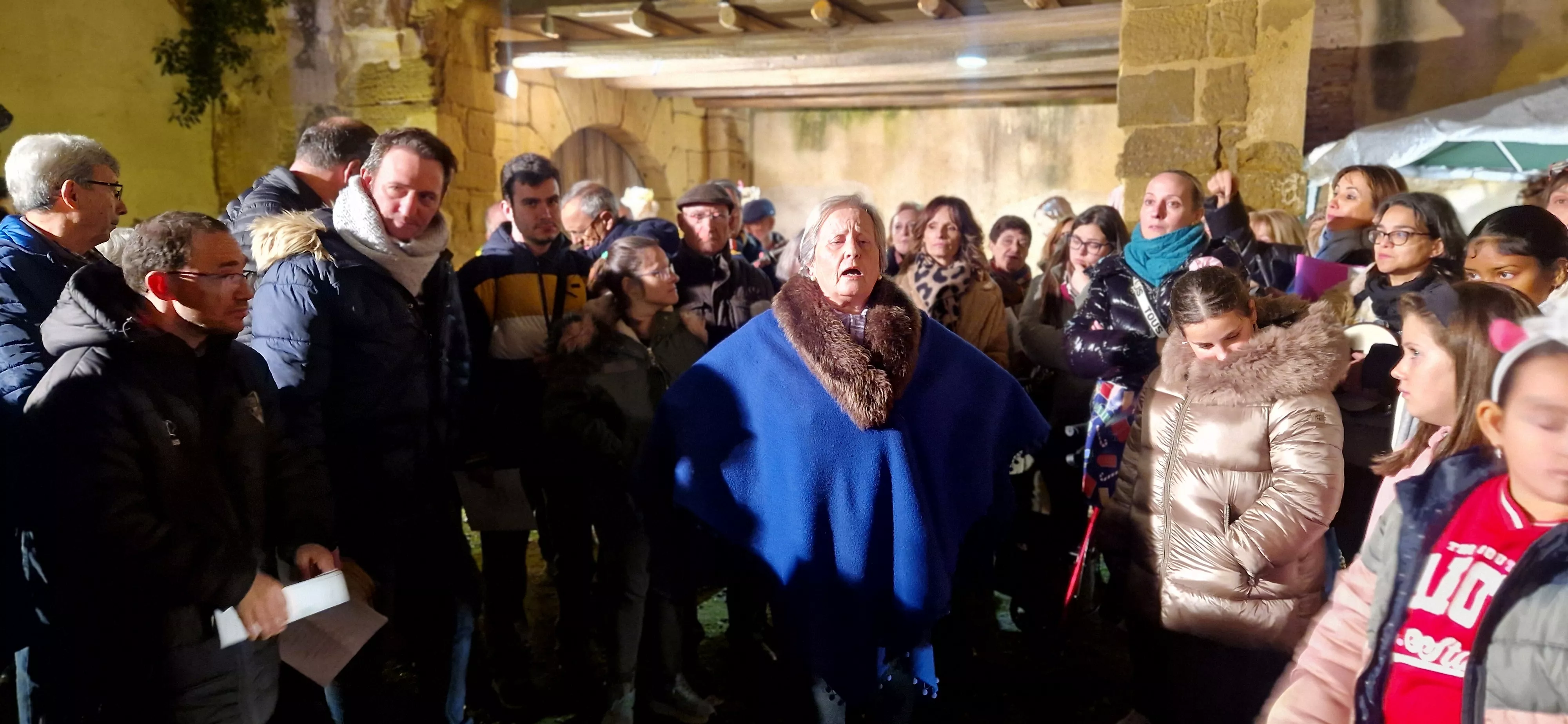 Inauguración del Belén de La Malena. Foto Myriam Martínez