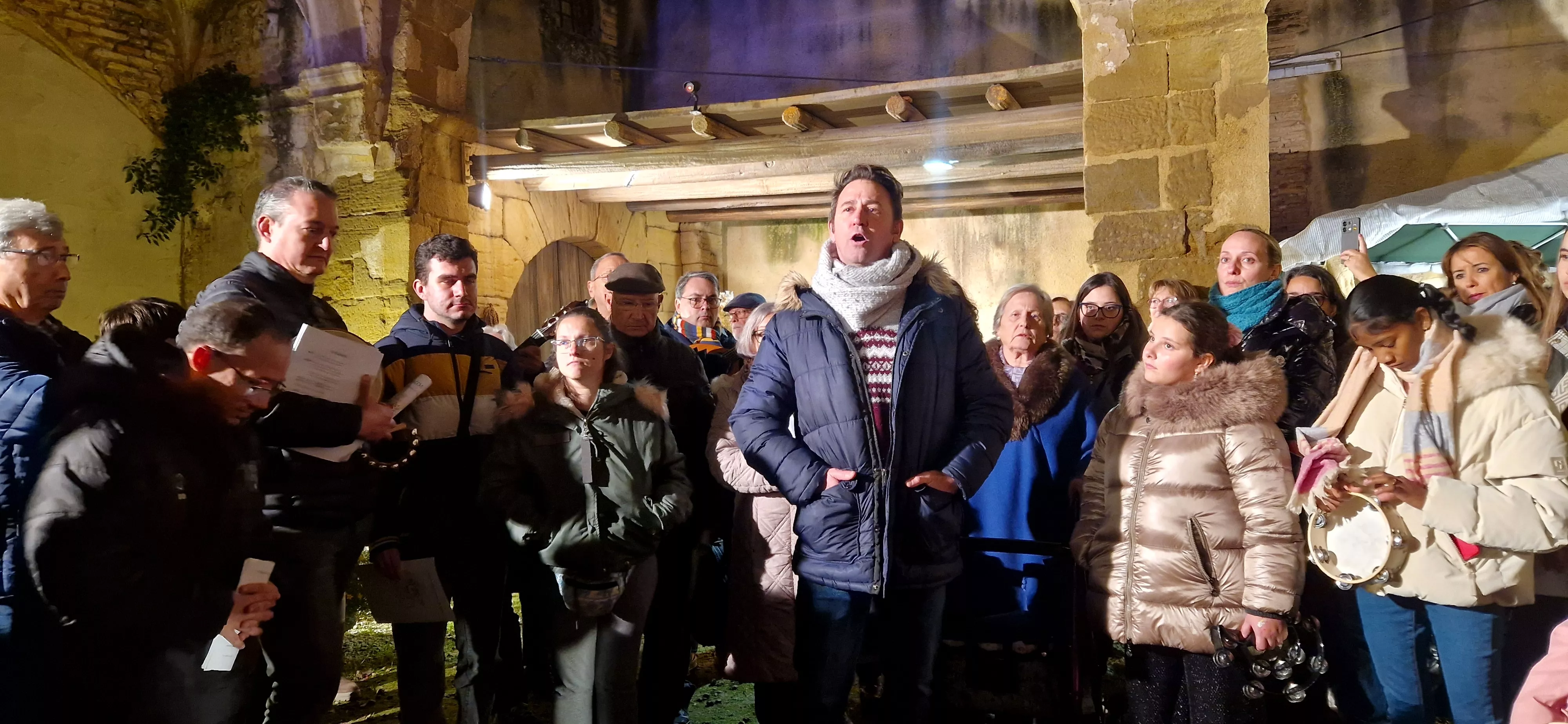 Inauguración del Belén de La Malena. Foto Myriam Martínez