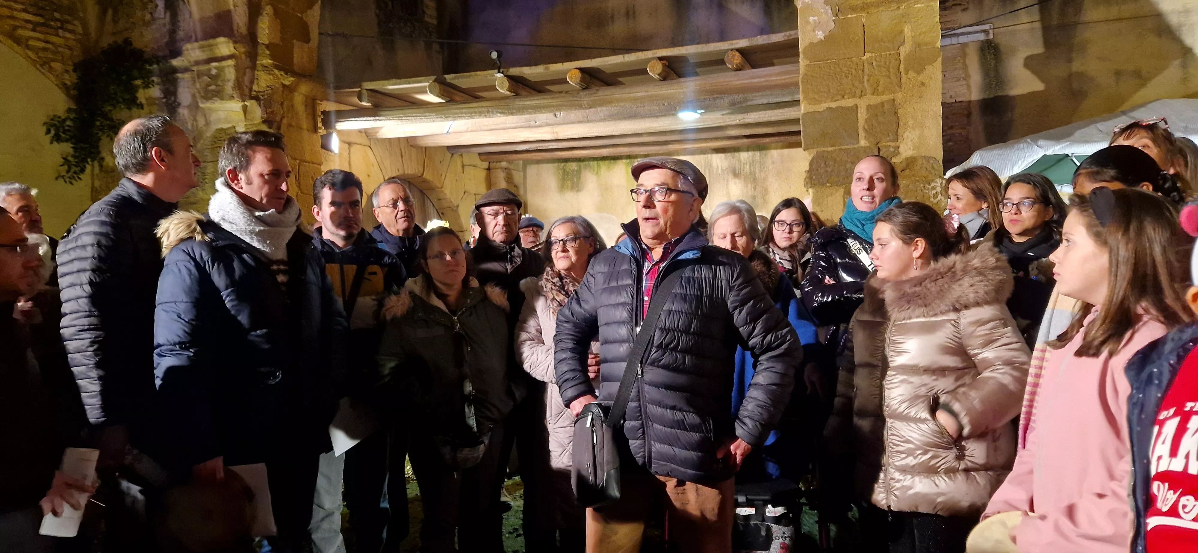 Inauguración del Belén de La Malena. Foto Myriam Martínez