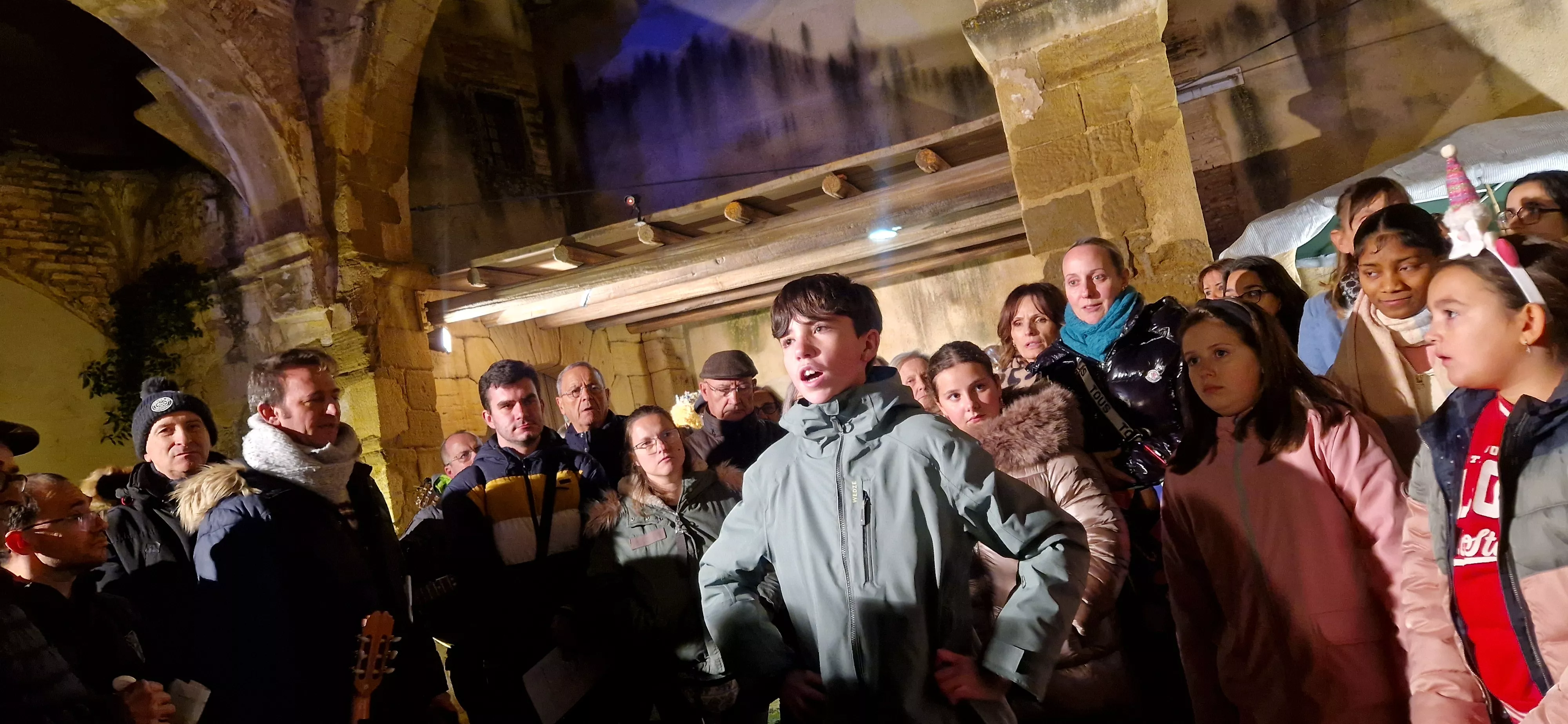 Inauguración del Belén de La Malena. Foto Myriam Martínez