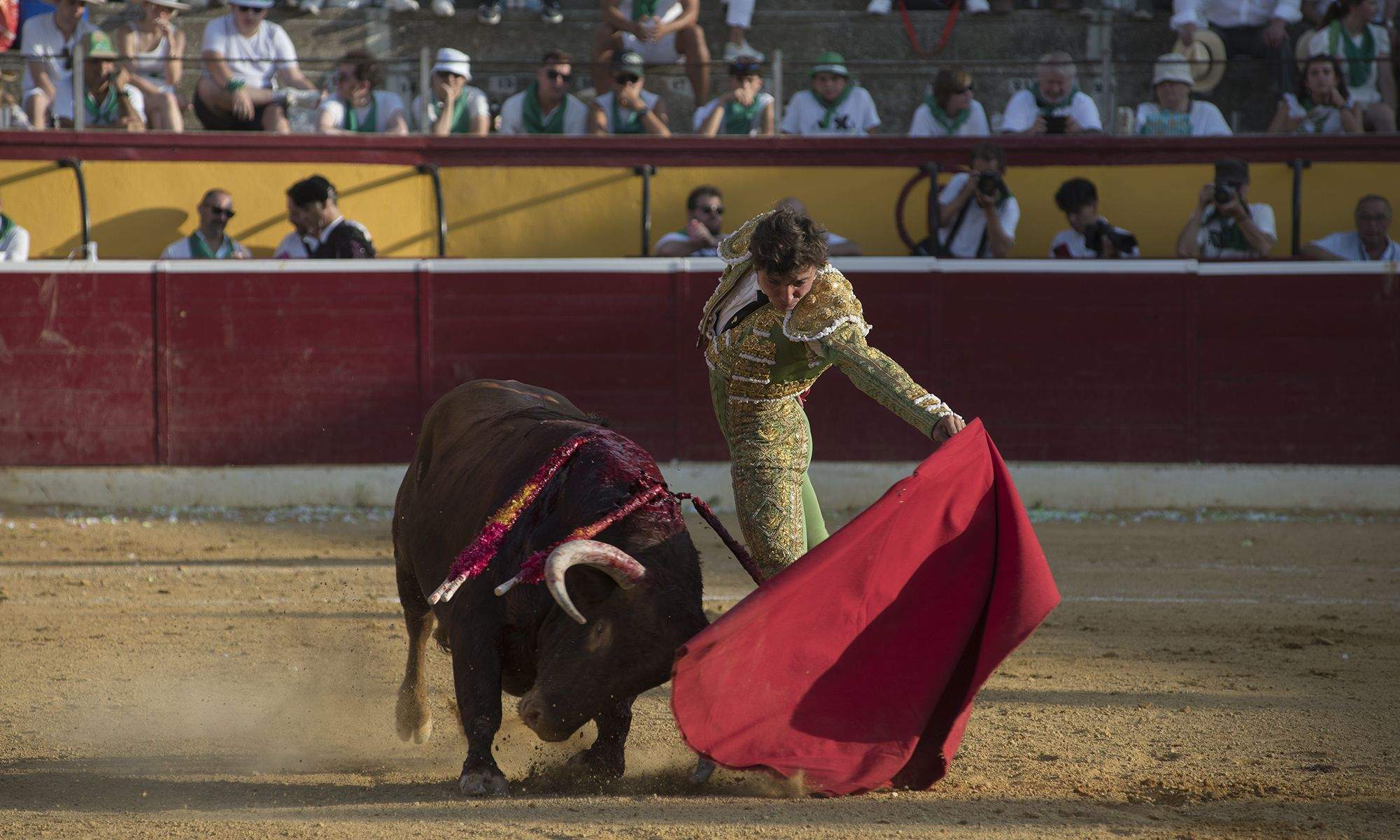 Isiegas, en la primera corrida de la feria. Foto Jacques Valat