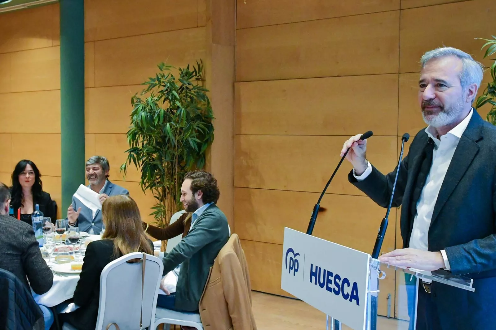 Jorge Azcón en su intervención