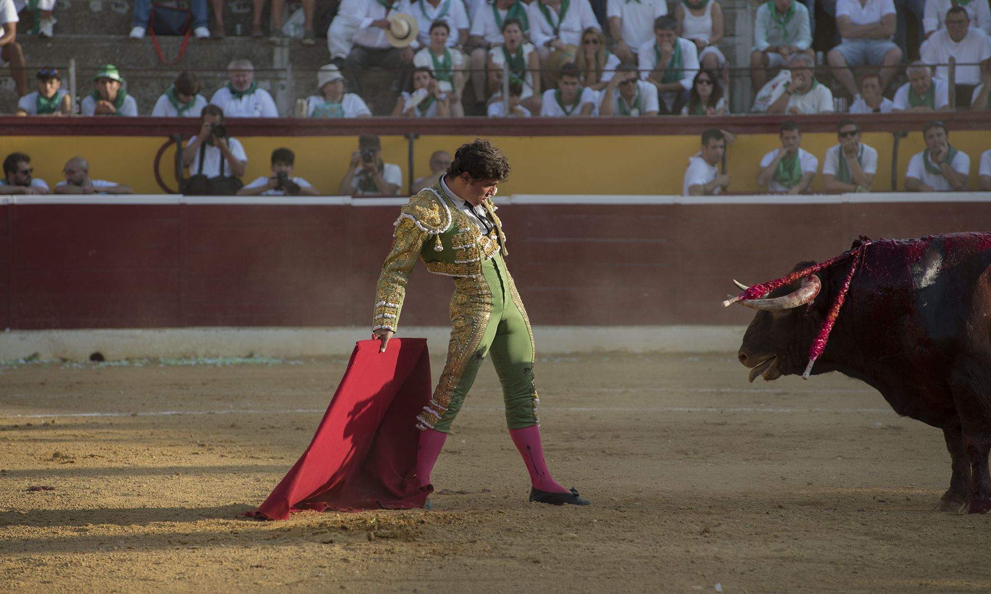 Isiegas, en la primera corrida de la feria. Foto Jacques Valat