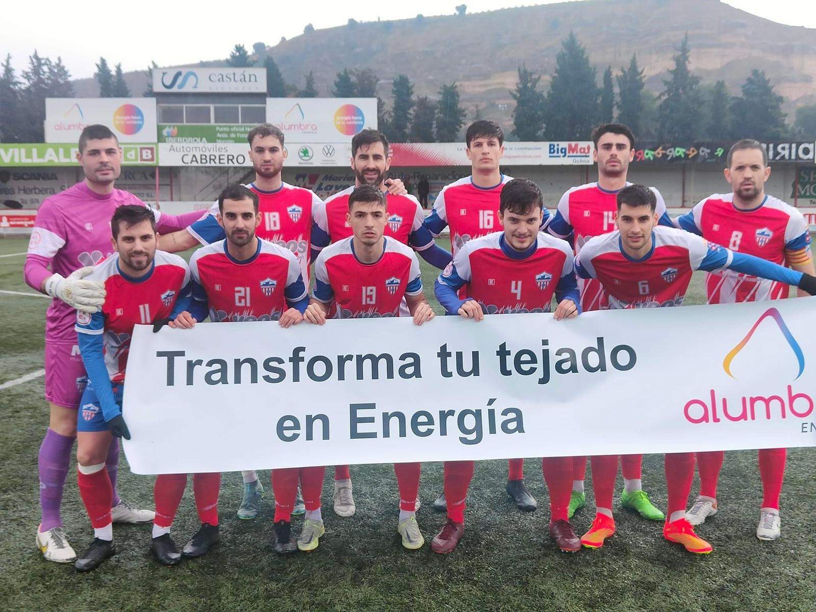 Once del Monzón en un partido de liga. 