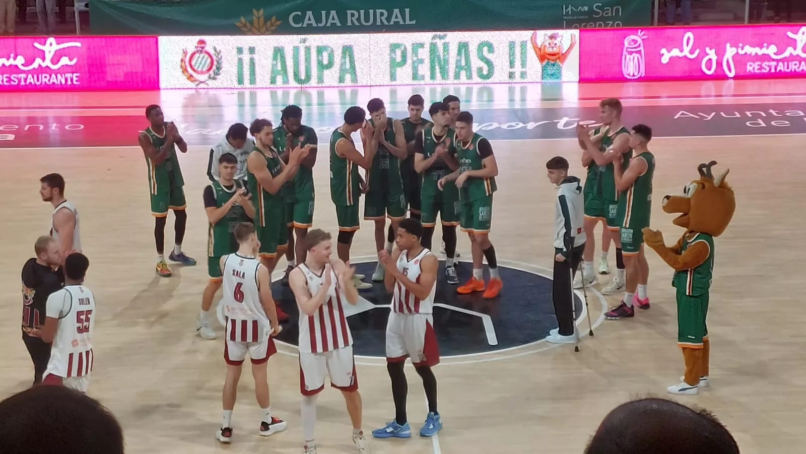 Carlos Lanau lanza un mensaje optimista pero realista del club tras la victoria de Lobe Huesca la Magia ante La Bisbal