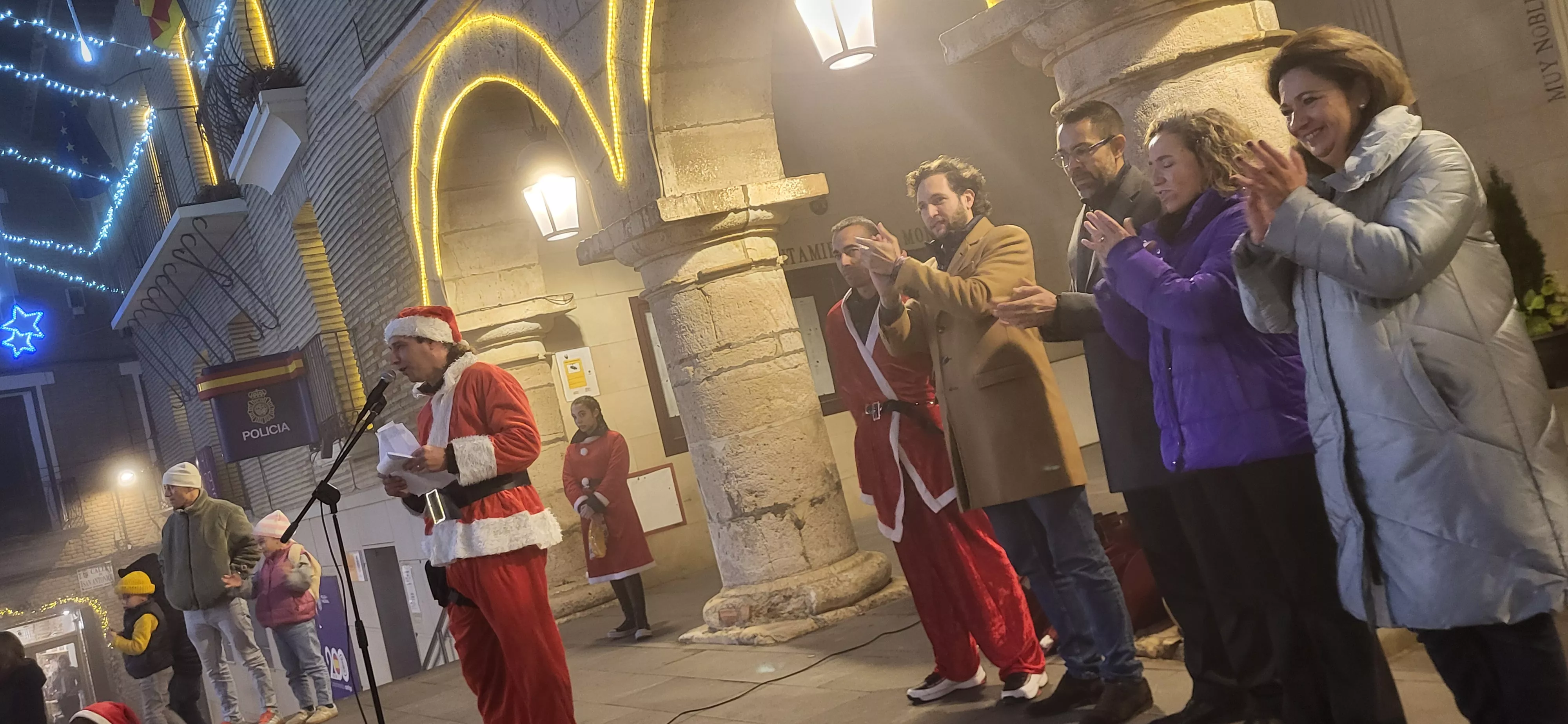 Celebración de la la VIII Papanoelada Motera de Monzón. Foto Mercedes Manterola