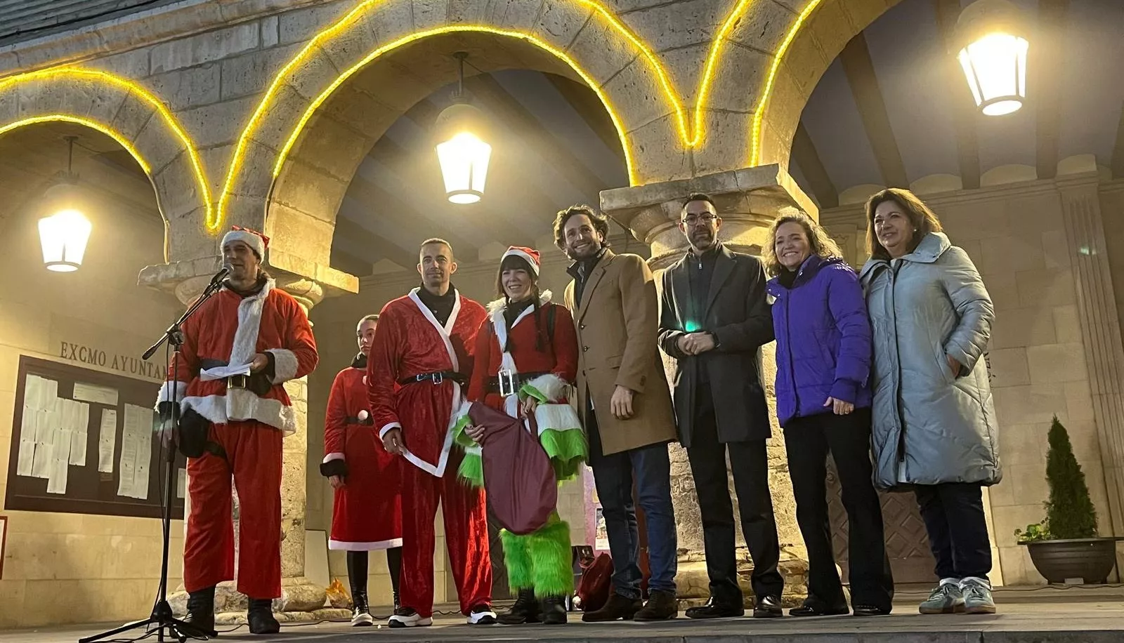 Celebración de la la VIII Papanoelada Motera de Monzón. Foto Mercedes Manterola