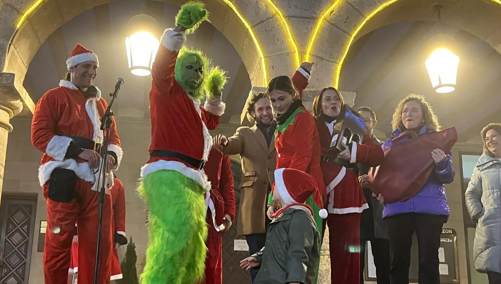 Celebración de la la VIII Papanoelada Motera de Monzón. Foto Mercedes Manterola