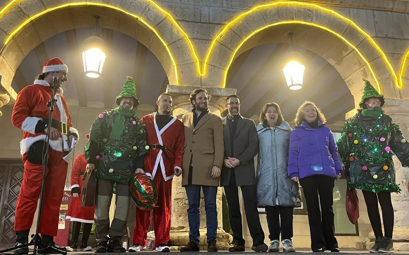 Celebración de la la VIII Papanoelada Motera de Monzón. Foto Mercedes Manterola