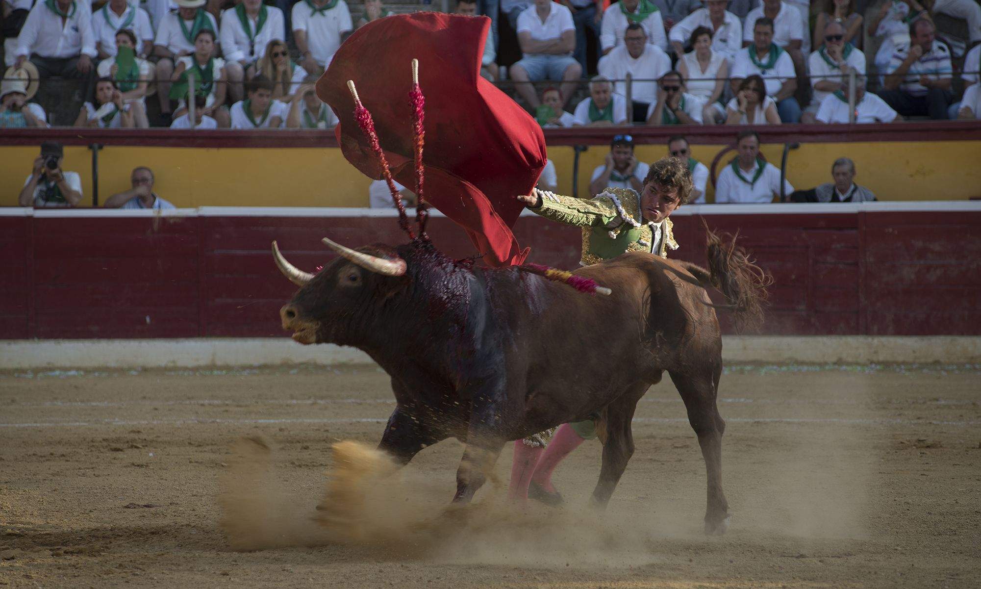 Isiegas, en la primera corrida de la feria. Foto Jacques Valat