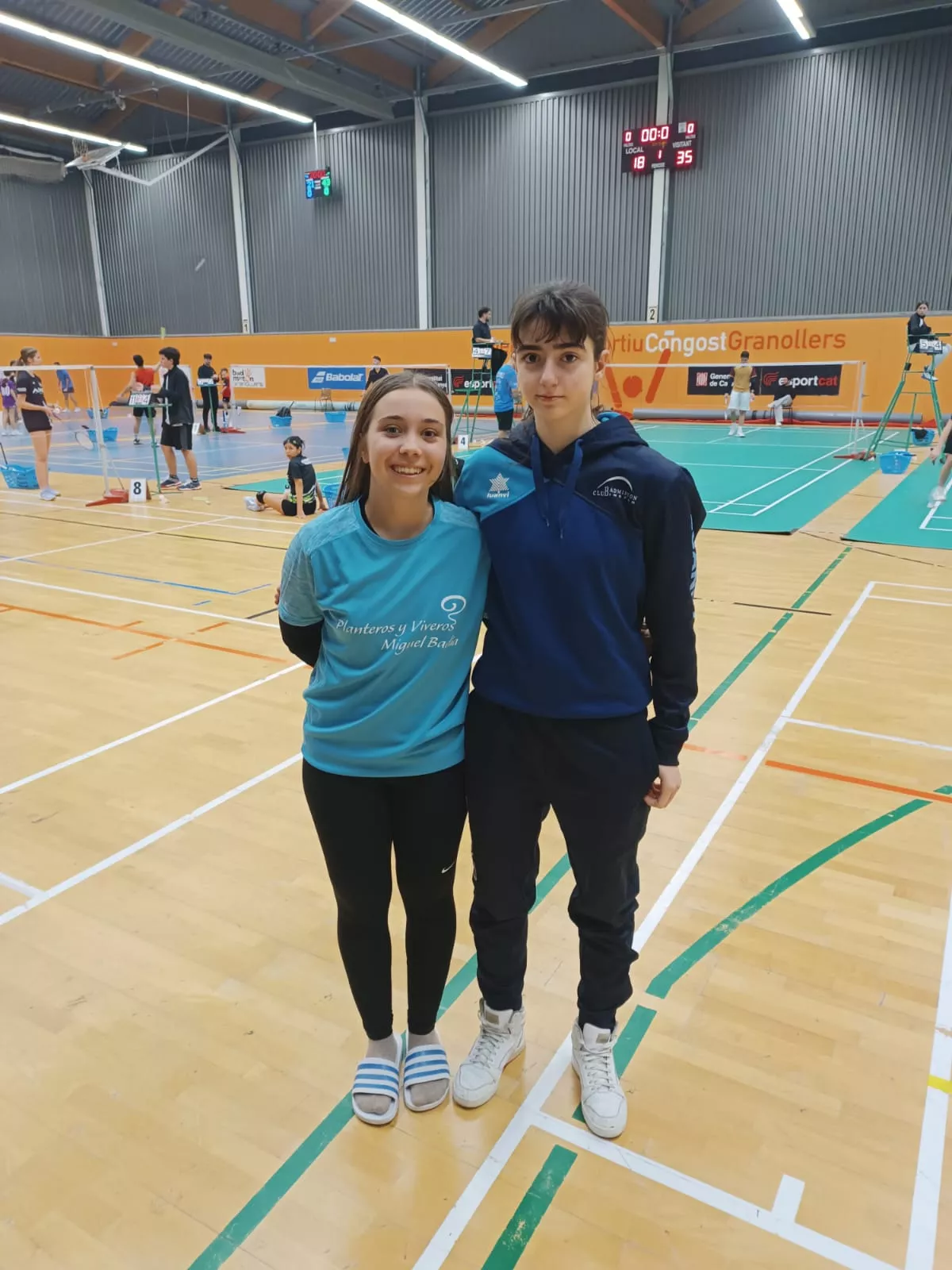 Nerea Marco y Anna González en Granollers Nerea Marco y Anna González en Granollers
