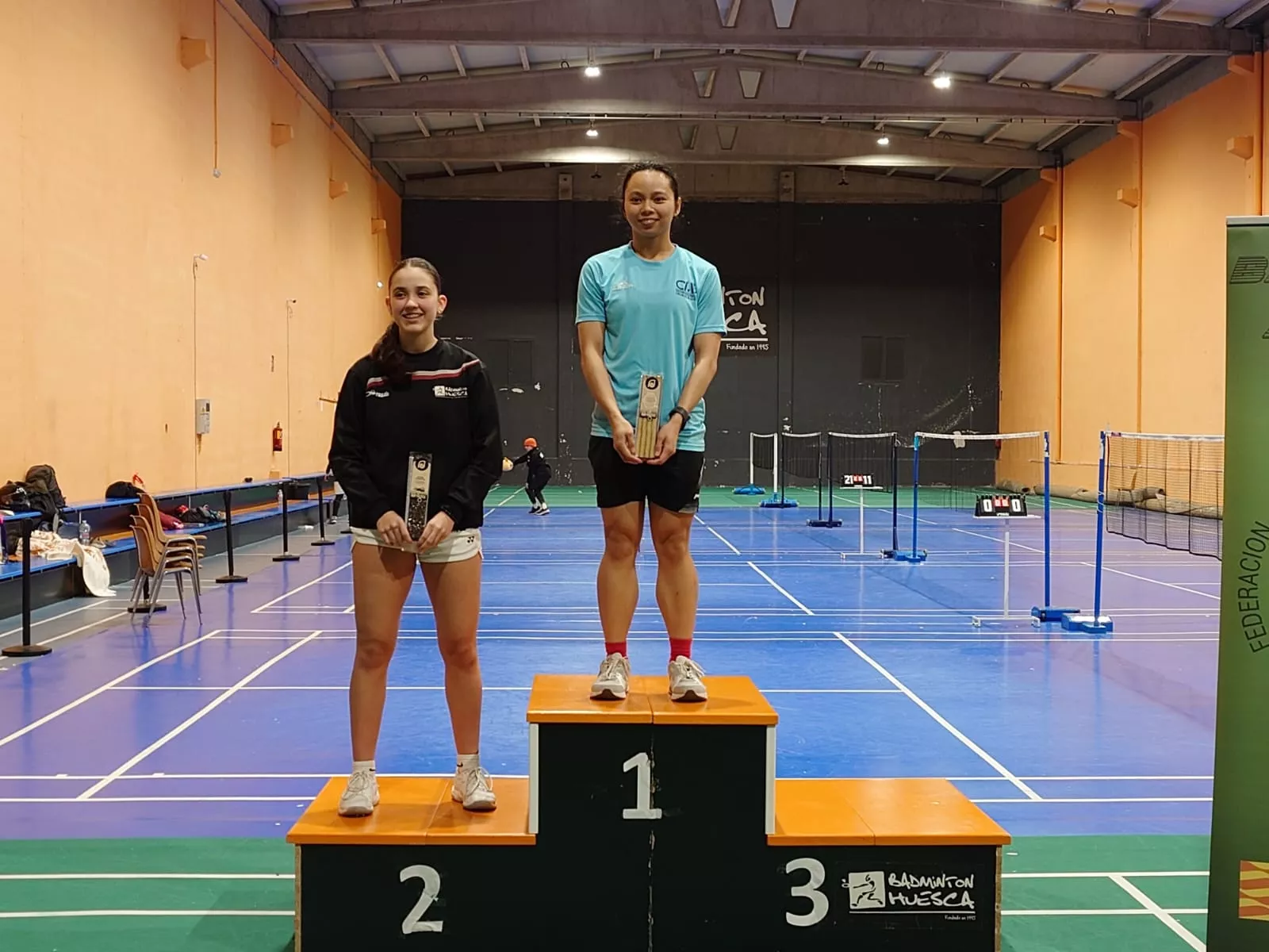 Torneo Badminton de Huesca.