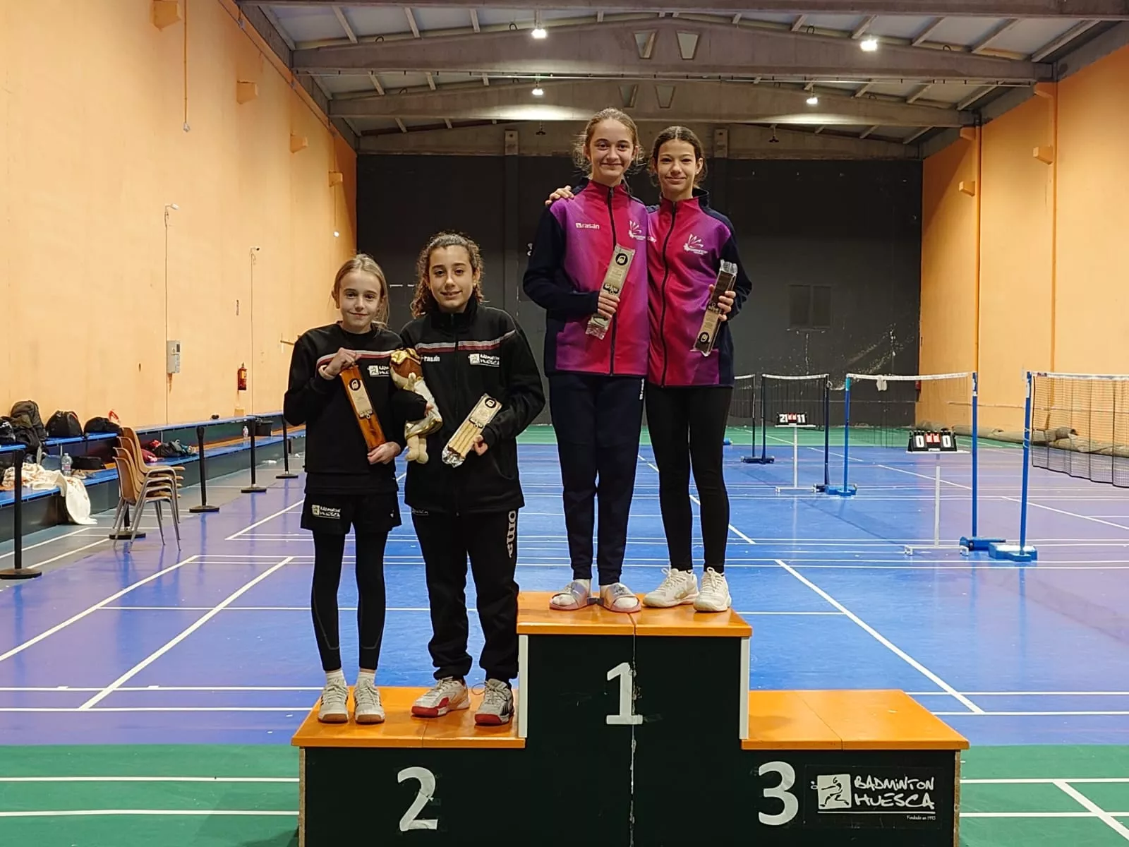 Torneo Badminton de Huesca.