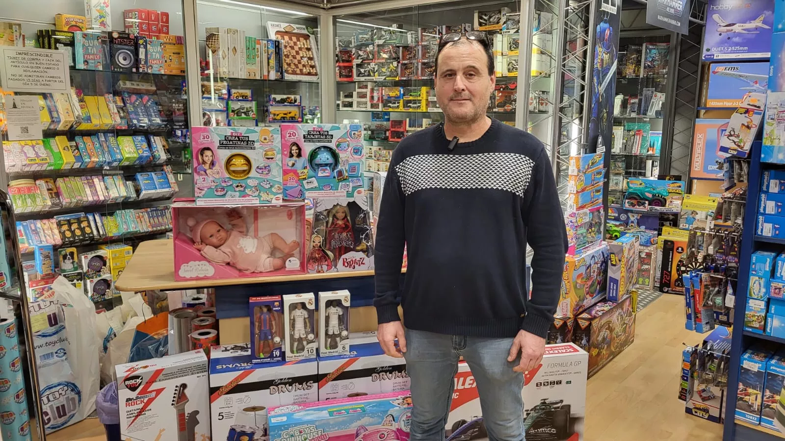 Juguetes en la tienda de Fernando Bernués