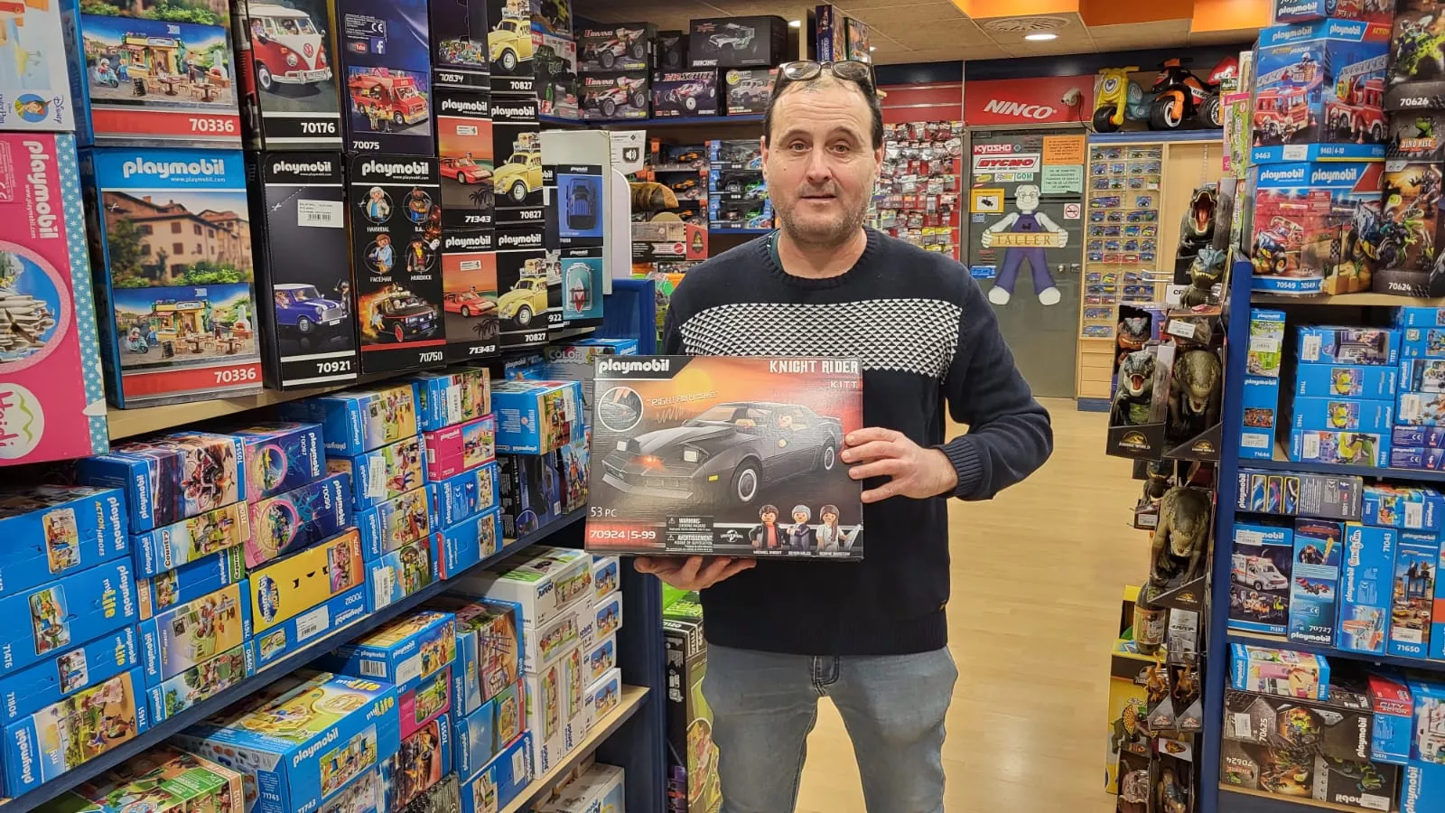 Juguetes en la tienda de Fernando Bernués