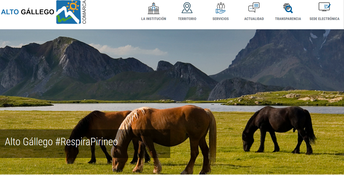 La Comarca del Alto Gállego dispone de una nueva web