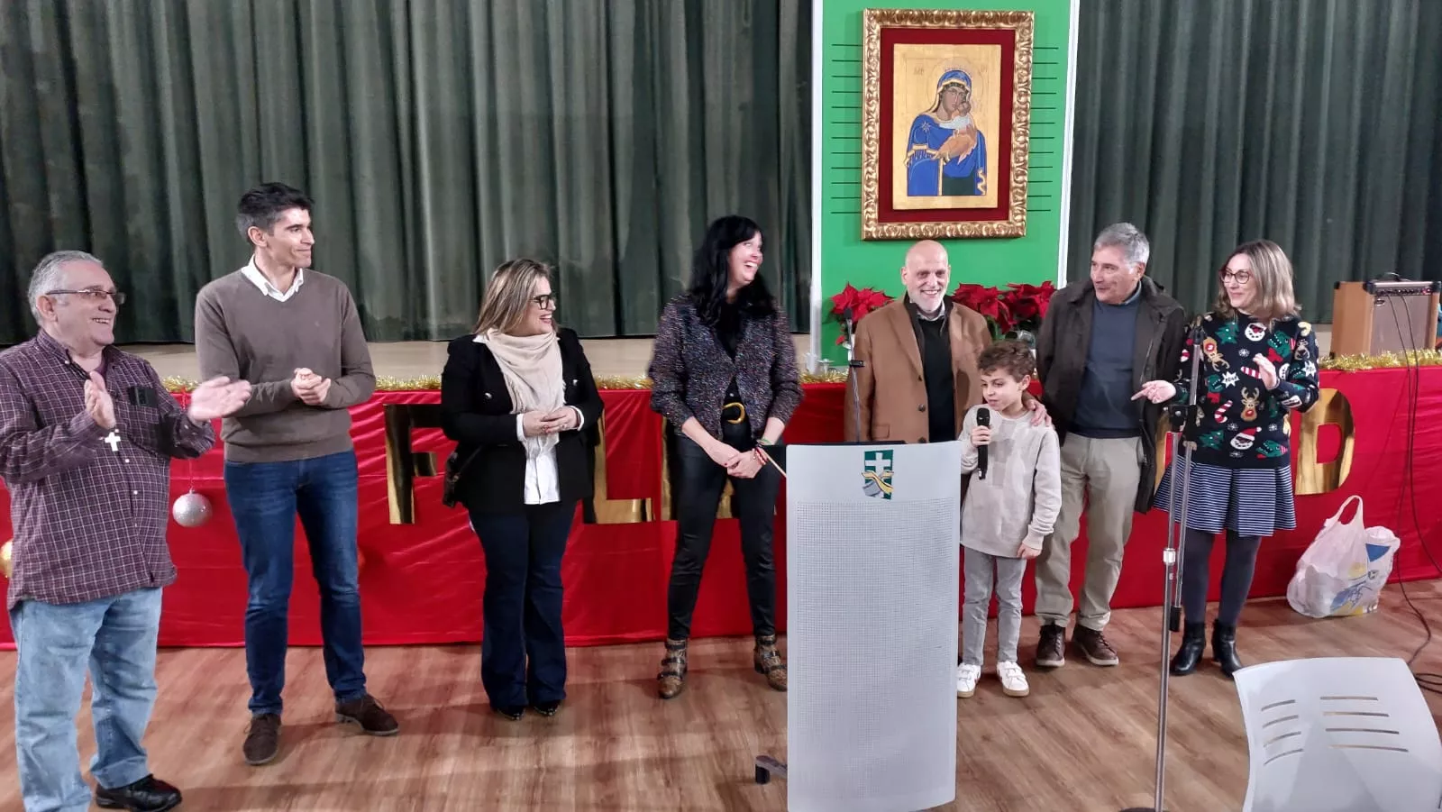 Cena de Nochebuena en Cruz Blanca con Javier Tebas y Lorena Orduna