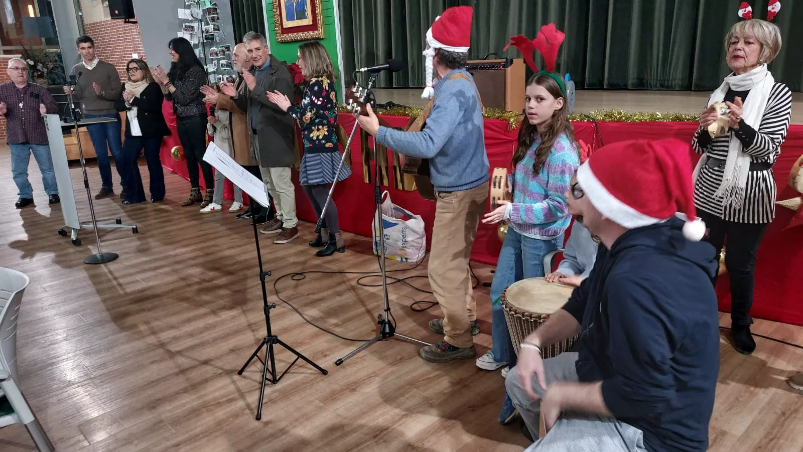 Cena de Nochebuena en Cruz Blanca con Javier Tebas y Lorena Orduna
