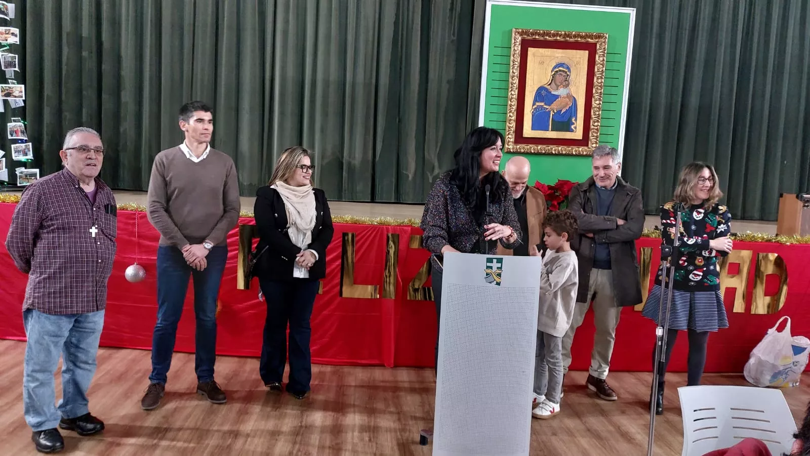 Cena de Nochebuena en Cruz Blanca con Javier Tebas y Lorena Orduna