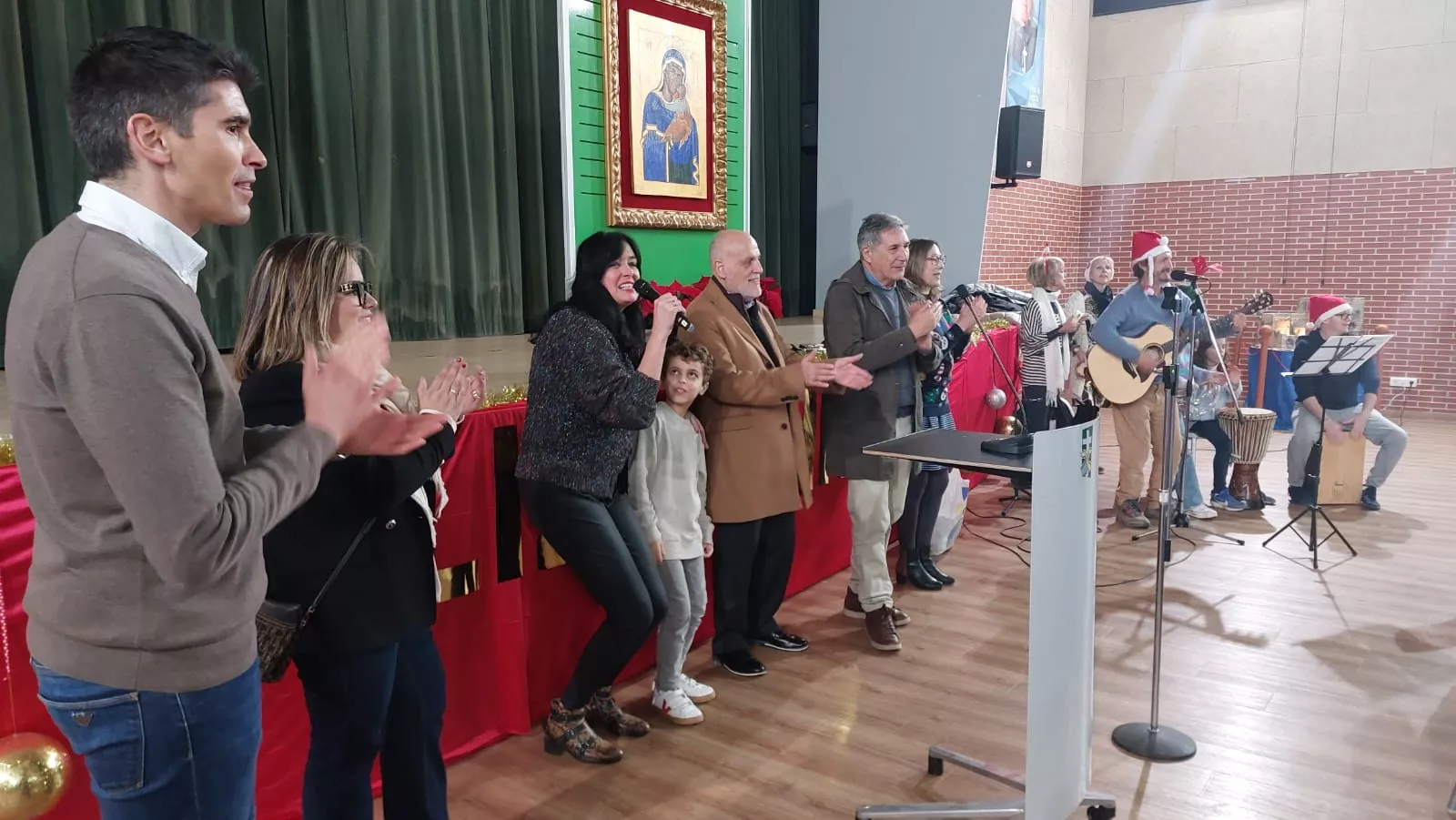 Cena de Nochebuena en Cruz Blanca con Javier Tebas y Lorena Orduna