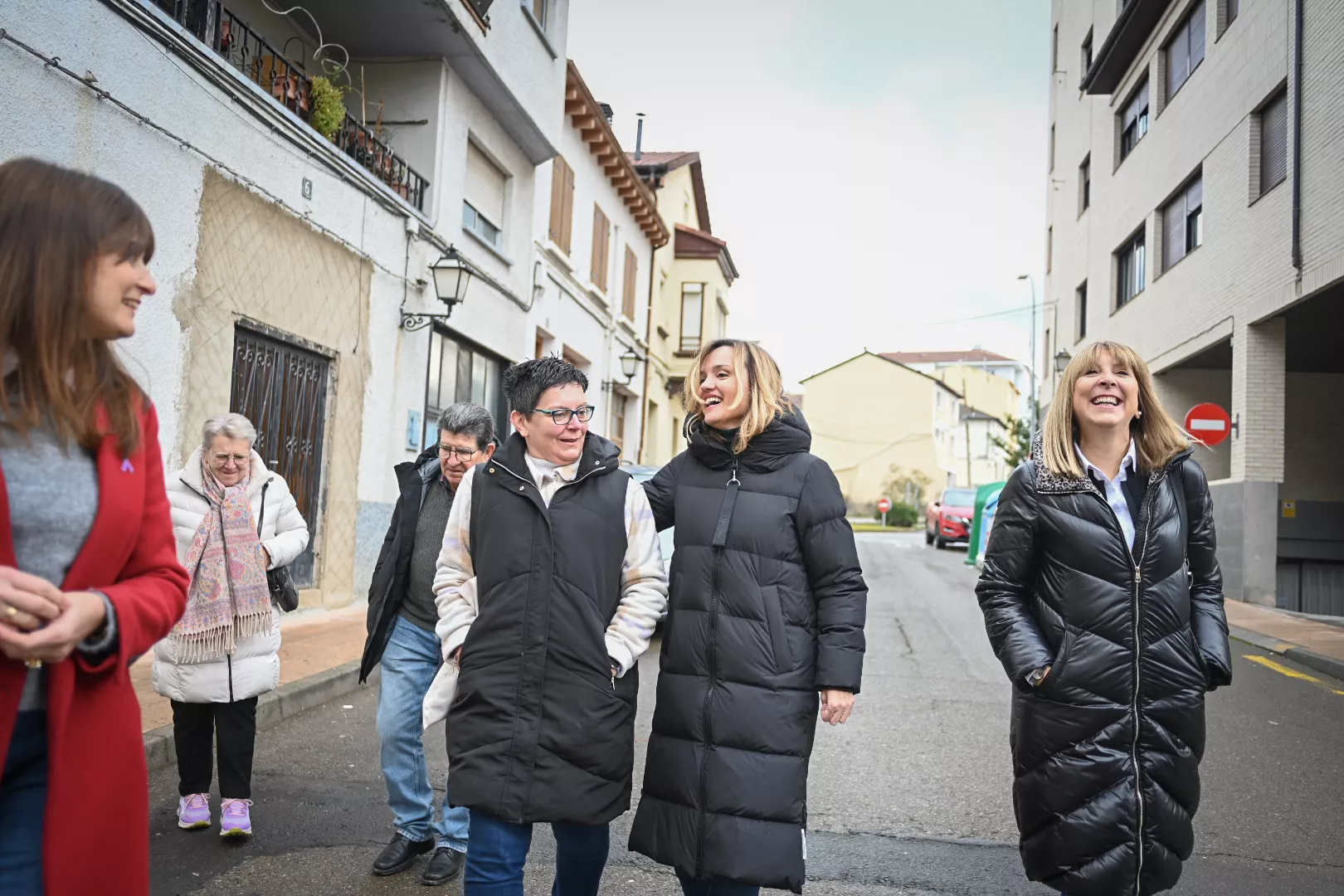 Pilar Alegría en Sabiñánigo. Foto José D. Valero Cabrejas