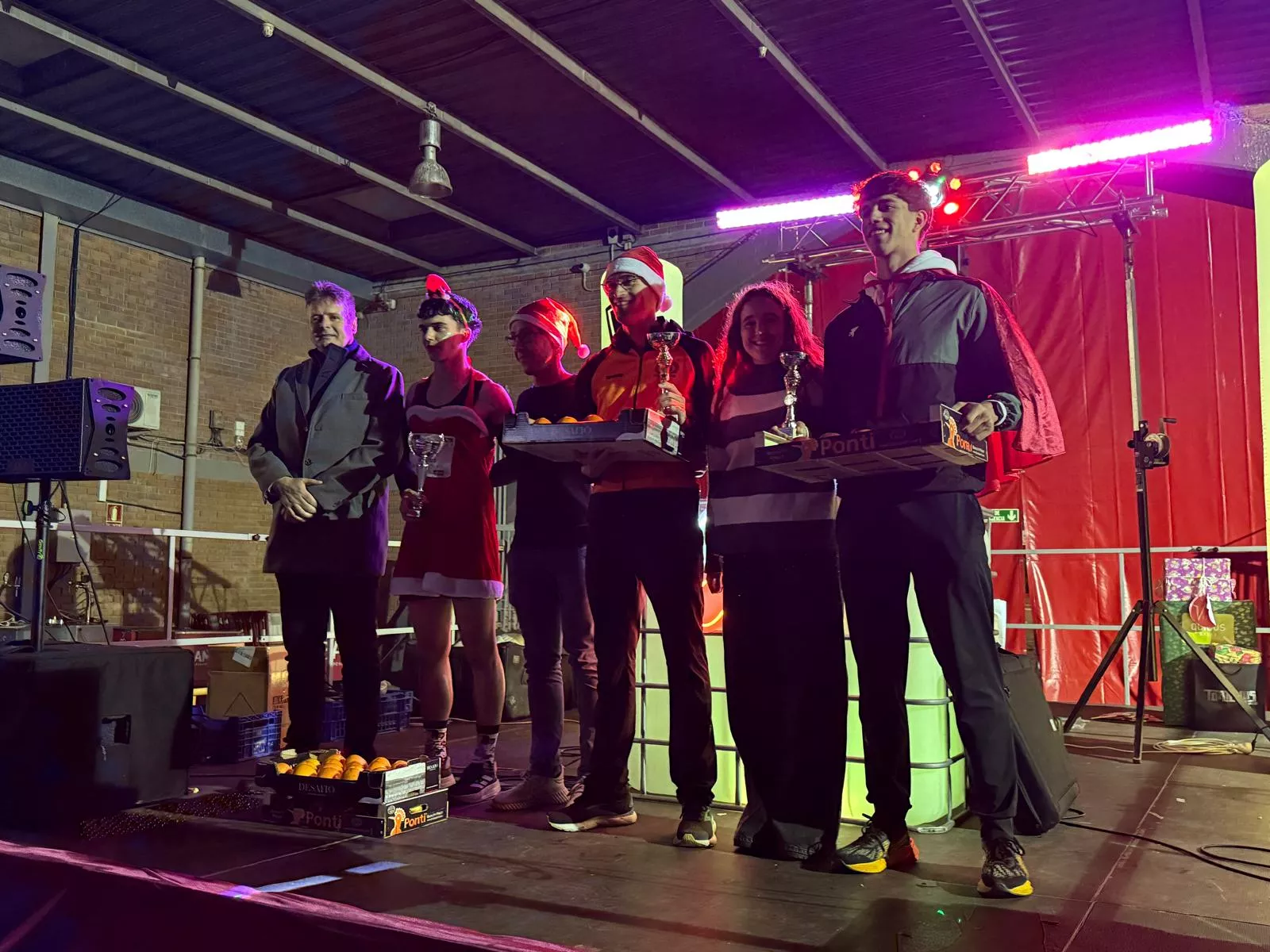 San Silvestre Peñera. Podio masculino