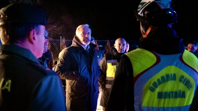 Jorge Azcón en Panticosa. Jorge Azcón en Panticosa.