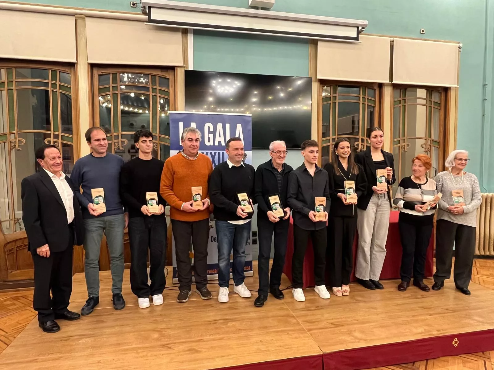 Premiados de la Gala Provincial del Deporte de Huesca 2025. Foto: Adri Mora