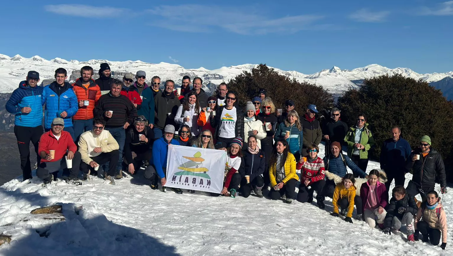 Fin de año desde la cumbre de Nabaín.
