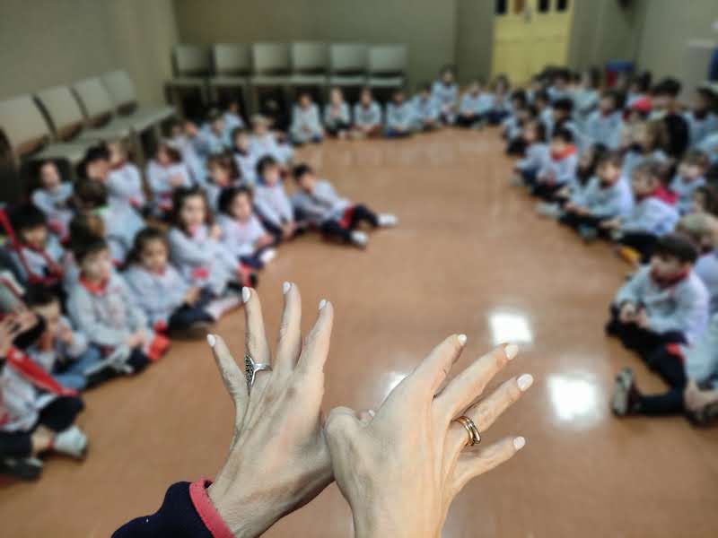 Día de la Paz en infantil de Salesianos