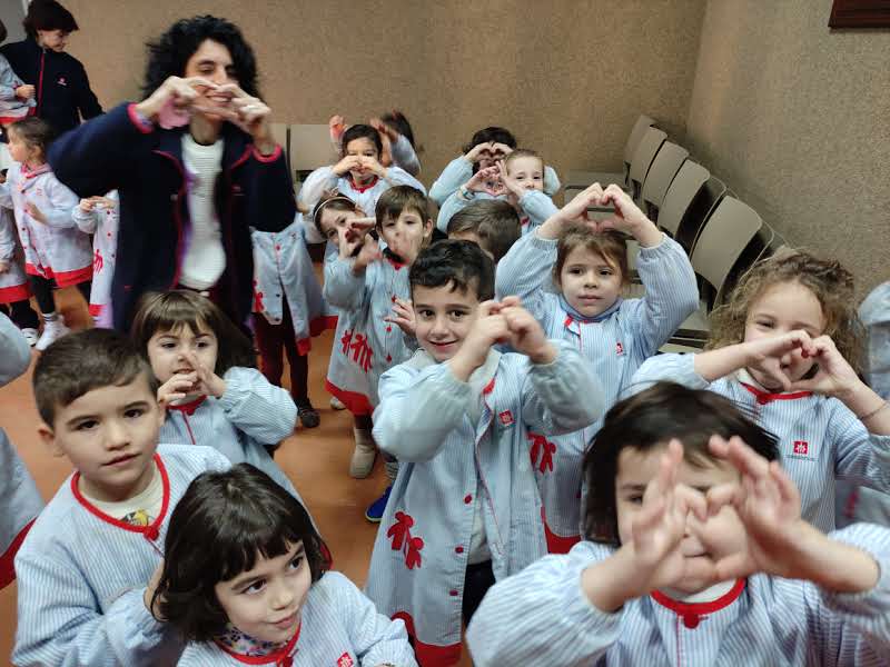 Día de la Paz en infantil de Salesianos