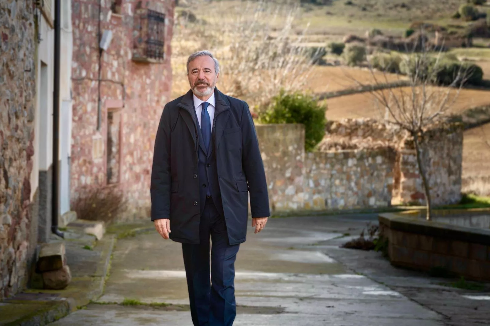 Jorge Azcón en su mensaje de fin de año en Almohaja