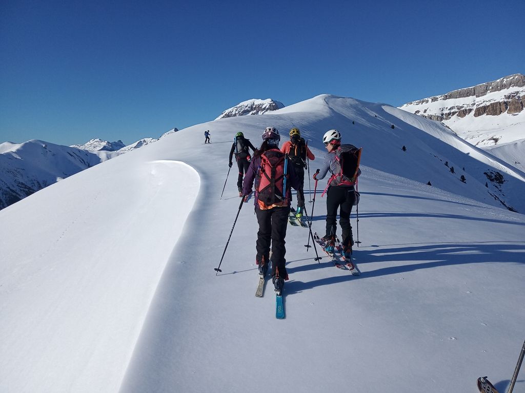 El Alto Gállego, epicentro del esquí de montaña. Foto: Club Montaña Pirineos