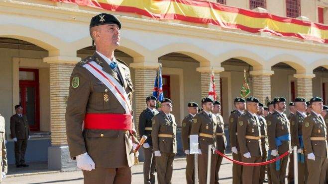 El general de División Vivas, en el acto del 31 aniversario de Castillejos El general de División Vivas, en el acto del 31 aniversario de Castillejos