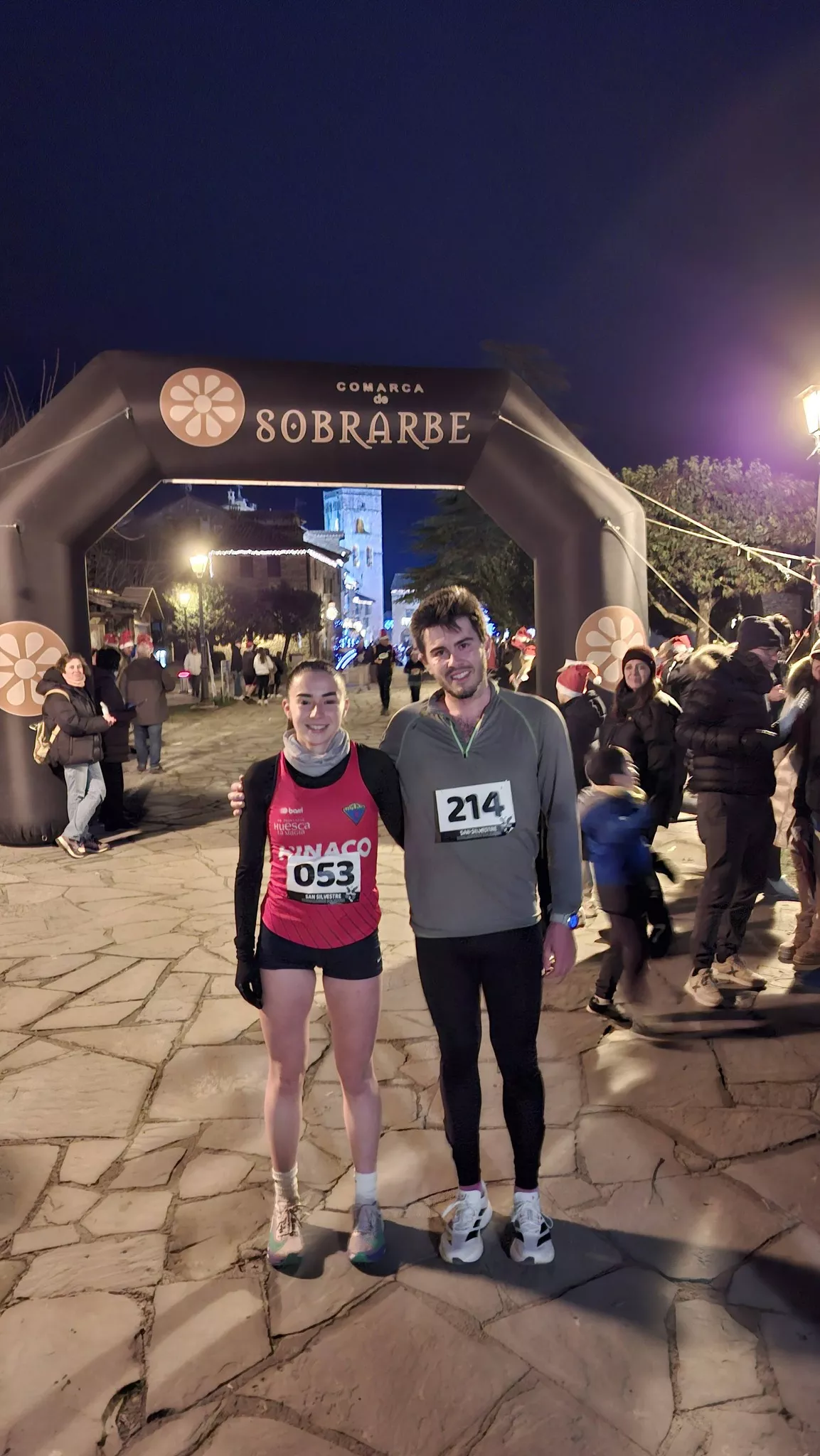 María Aso y Martín Chéliz, ganadores de la San Silvestre Sobrarbense ...