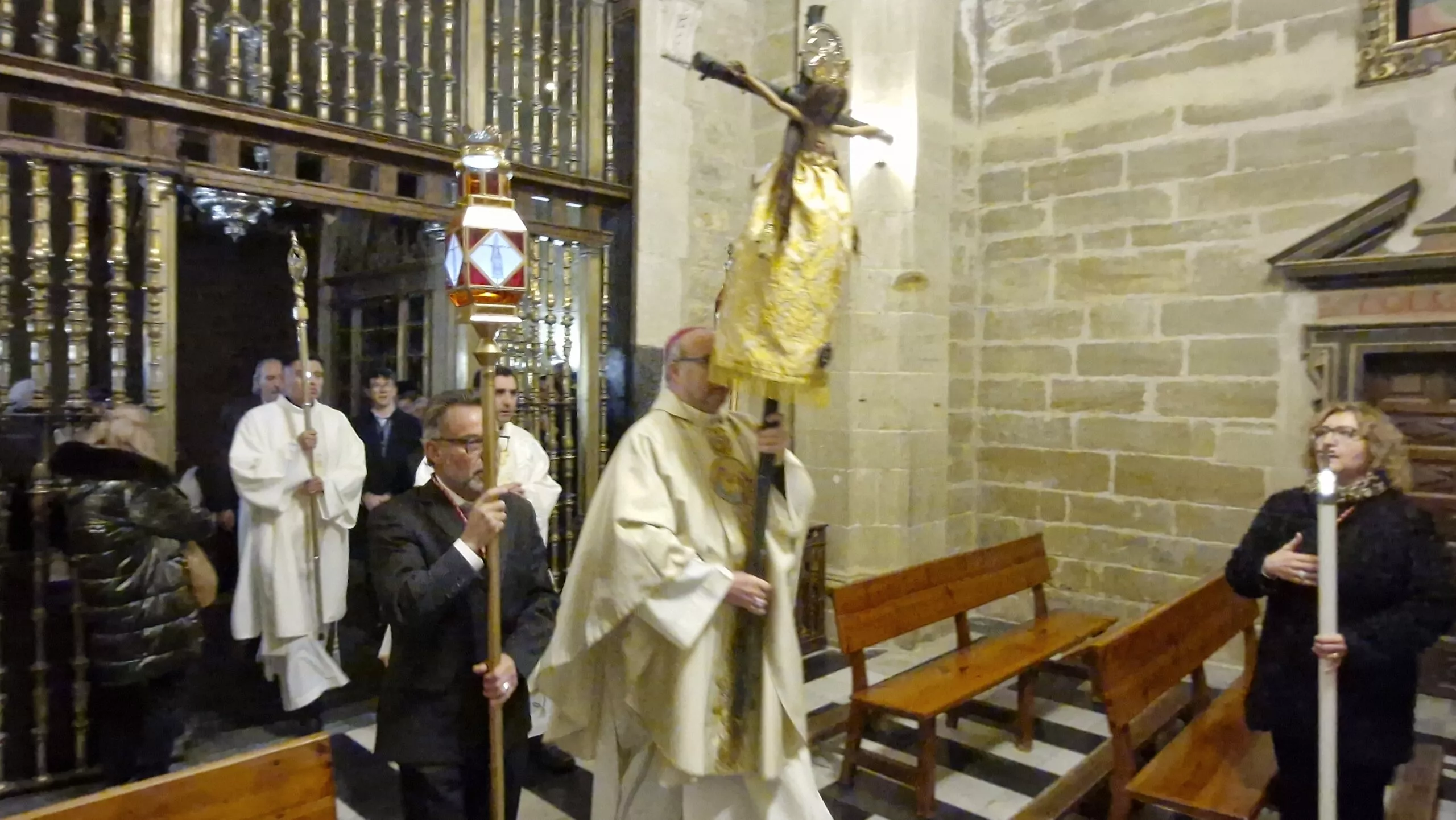 Celebración del Santo Cristo de los Milagros el 1 de enero de 2026.