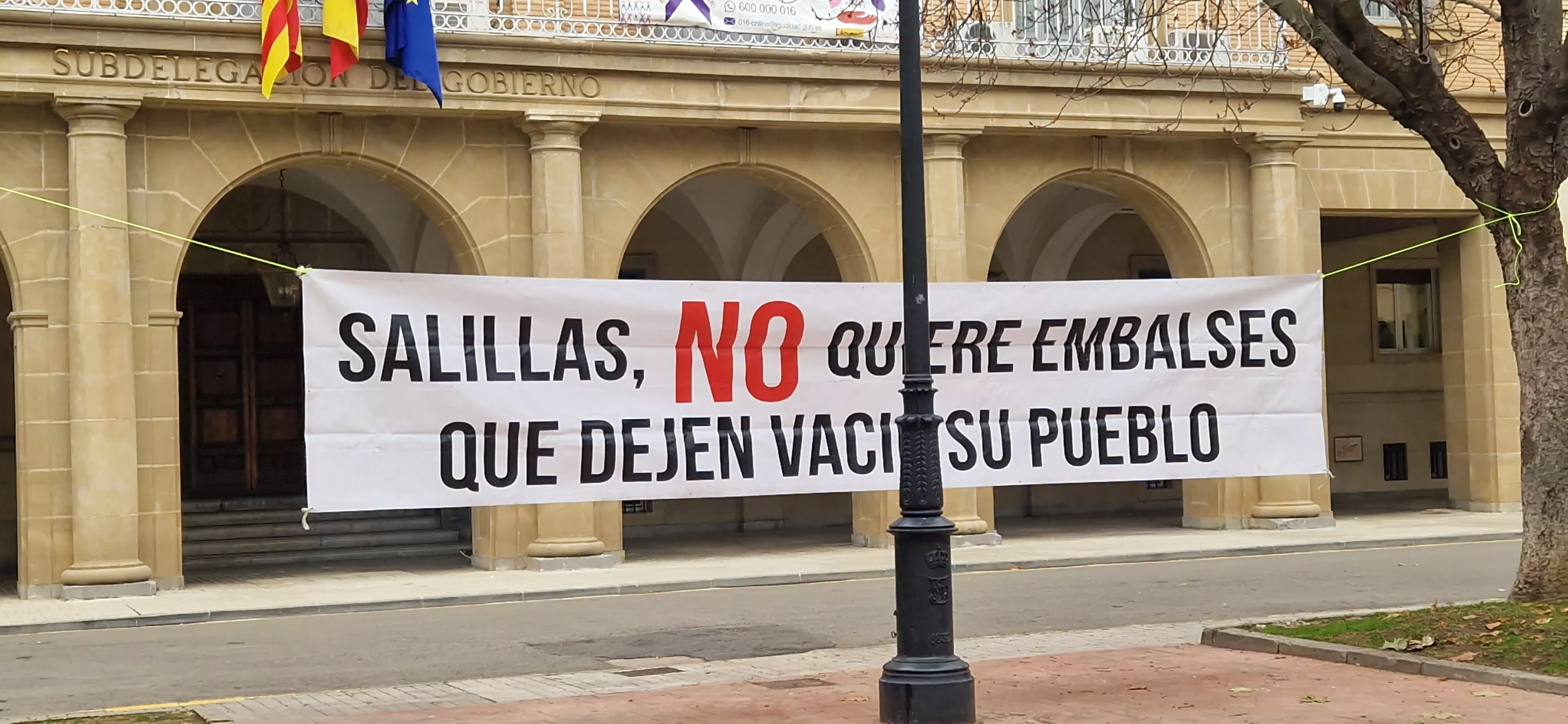 Concentración de Huerto y Salillas en Huesca. Foto Myriam Martínez