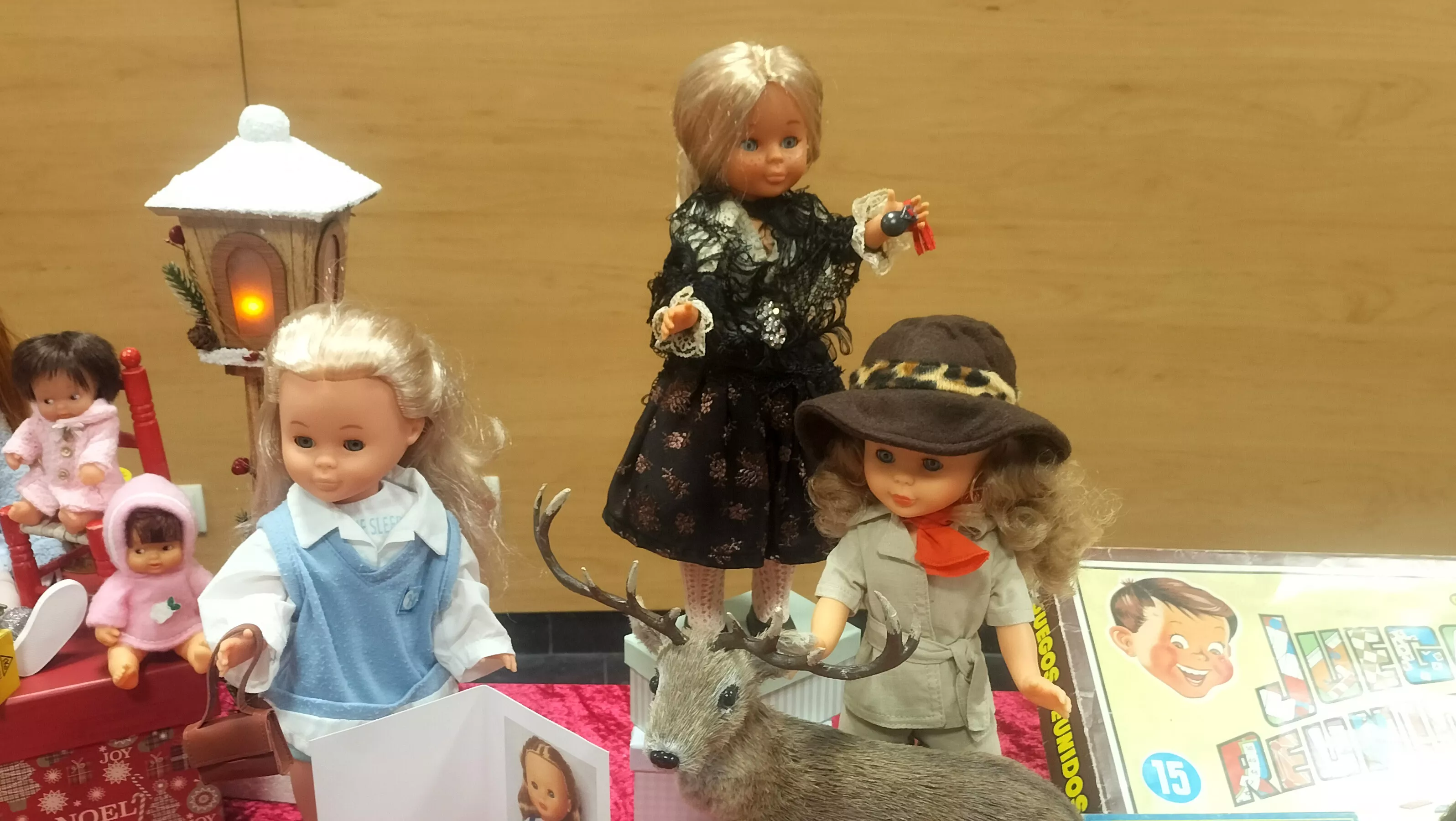 Imágenes de la exposición de juguetes en Fundación Ibercaja Huesca