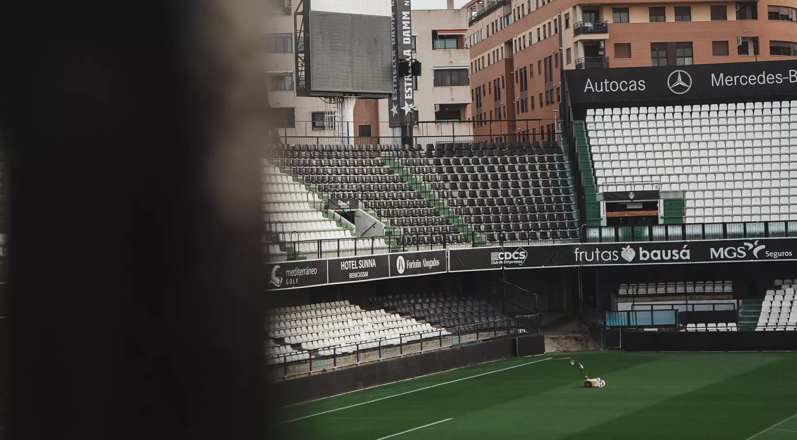 Estadio SkyFi Castalia donde juega el Huesca este sábado. Foto: SD Huesca