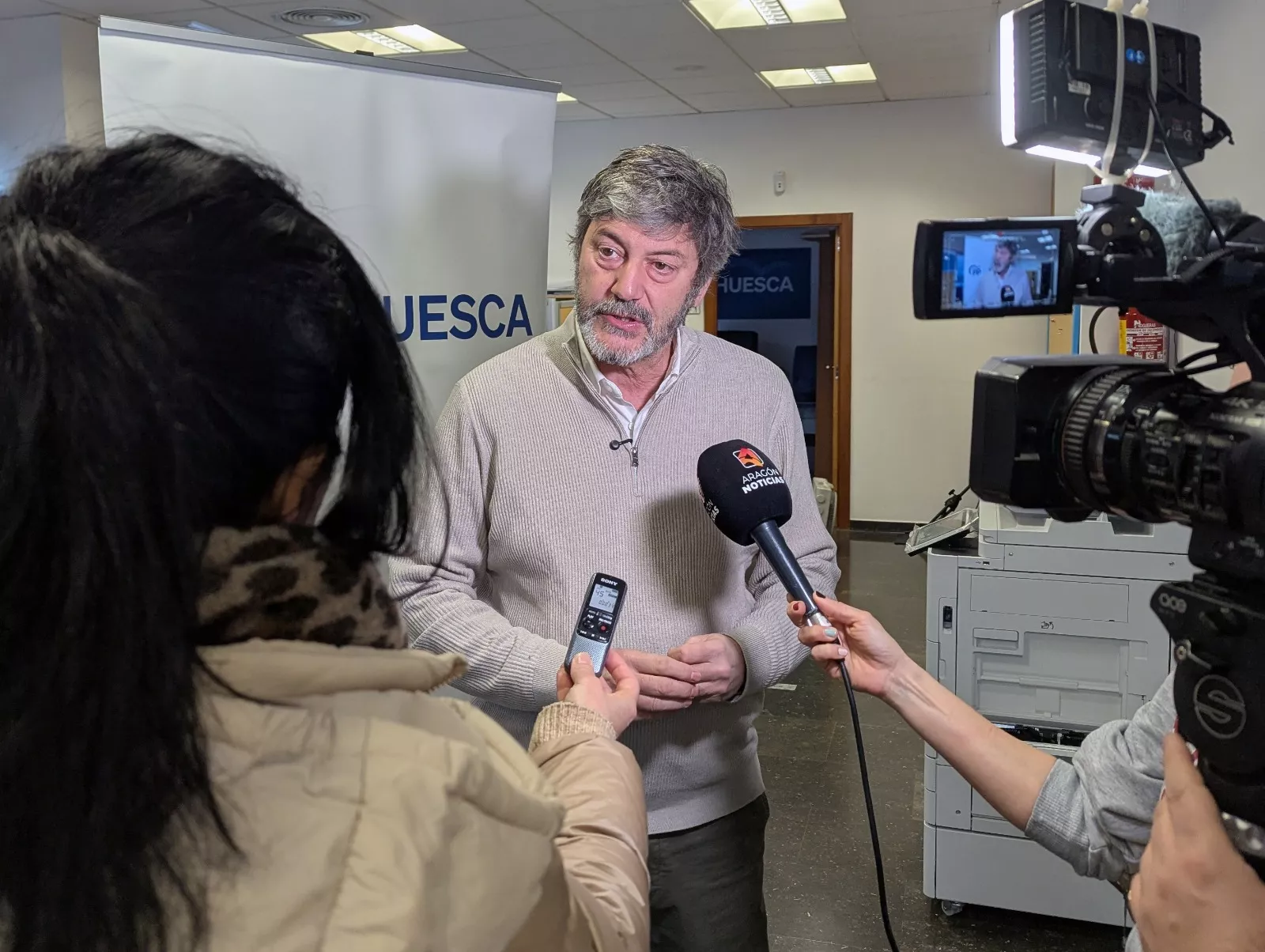 Gerardo Oliván, presidente provincial del PP en Huesca