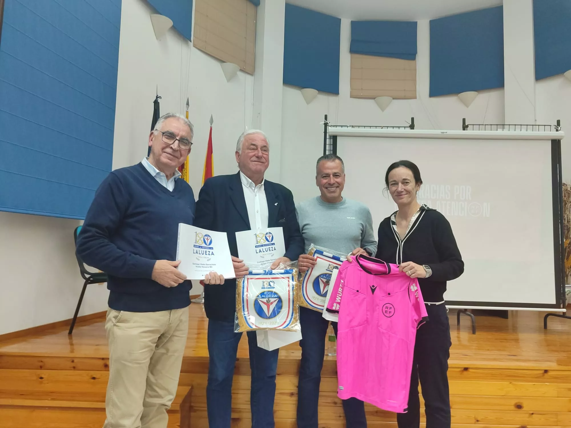 Santiago Vilella, Bueno Grimal, Bueno Mateo y Noelia Vizcarra.