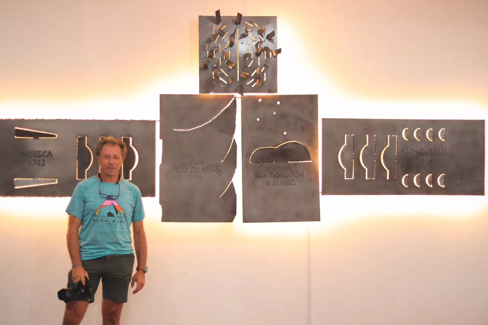 Visita de Carlos Tarazona Grasa a la ciudad brasileña de São Gabriel. Foto Ana Lauren de Castro