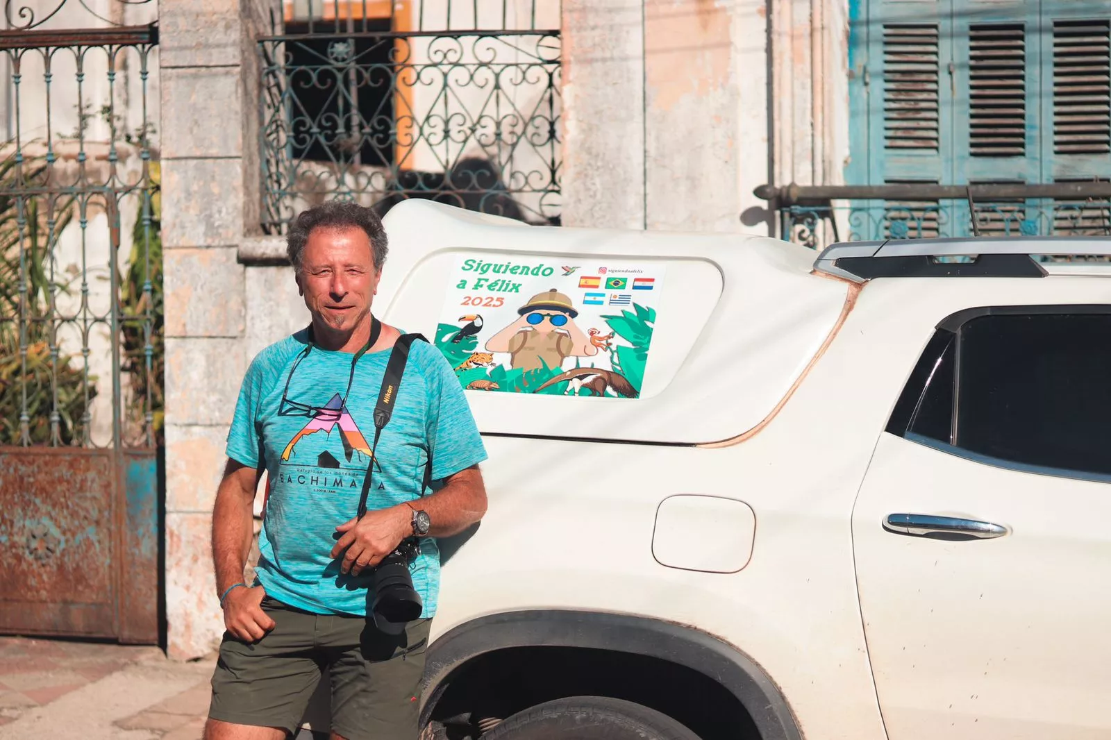 Visita de Carlos Tarazona Grasa a la ciudad brasileña de São Gabriel. Foto Ana Lauren de Castro