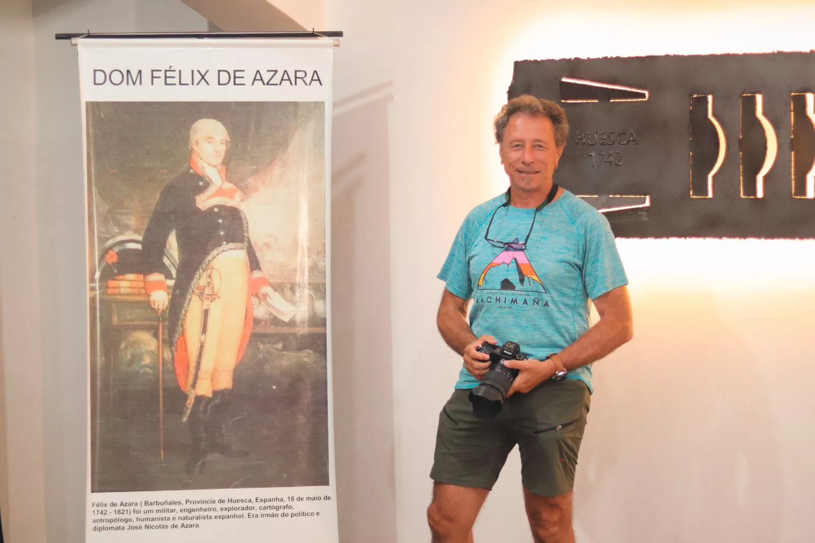 Visita de Carlos Tarazona Grasa a la ciudad brasileña de São Gabriel. Foto Ana Lauren de Castro