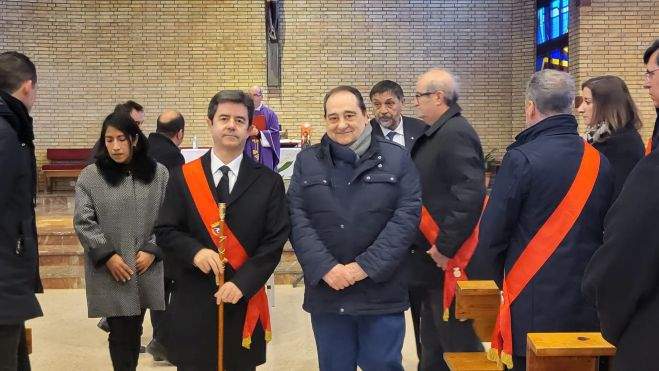 El alcalde Luis Felipe y el exalcalde Luis Acín. El alcalde Luis Felipe y el exalcalde Luis Acín.