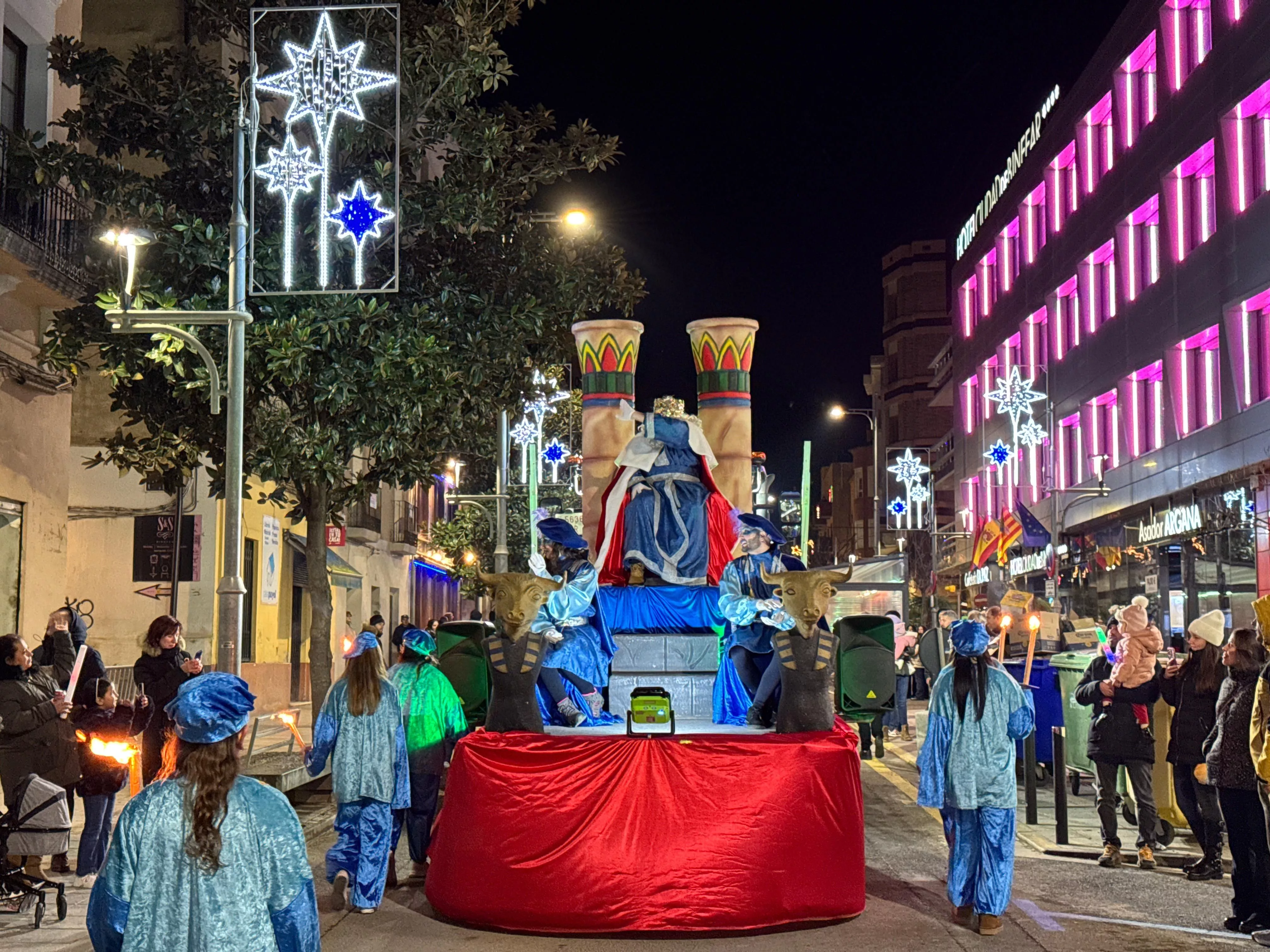  Cabalgata de Reyes en Binéfar